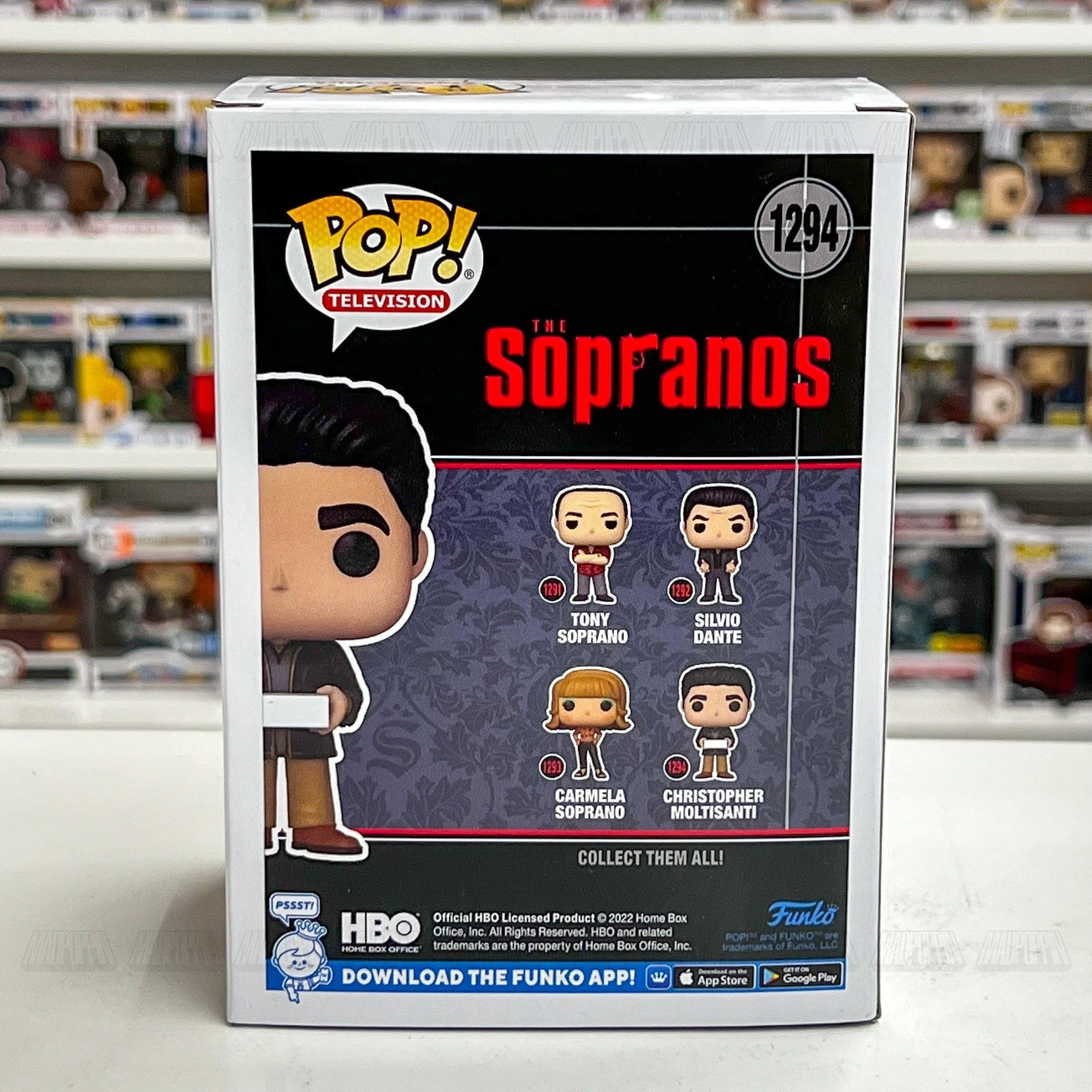 Funko Pop Television The Sopranos Christopher Moltisanti 1294 Vinyl Figure New