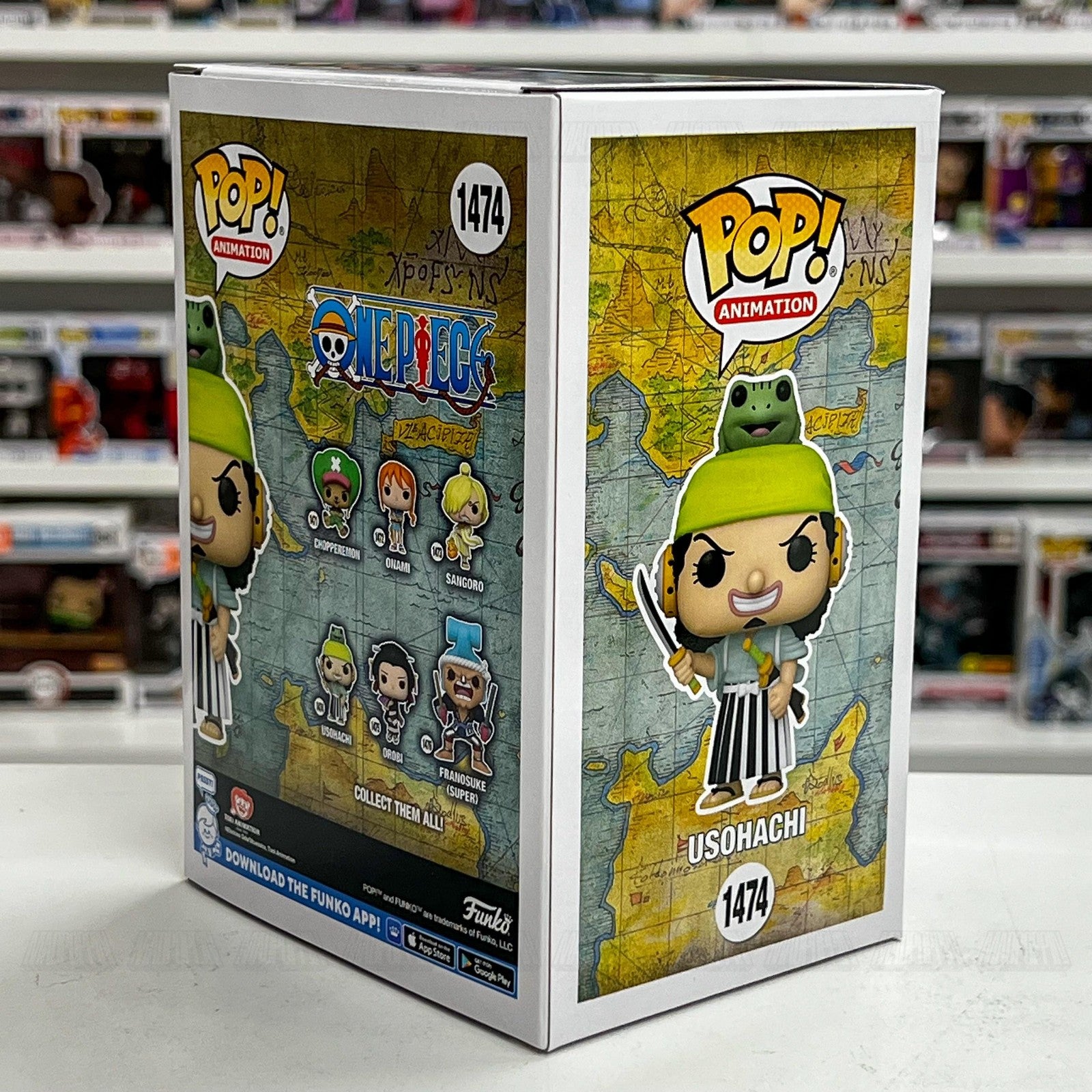Funko Pop! Animation One Piece Usohachi #1474 Vinyl Figure New in Box Wano Arc