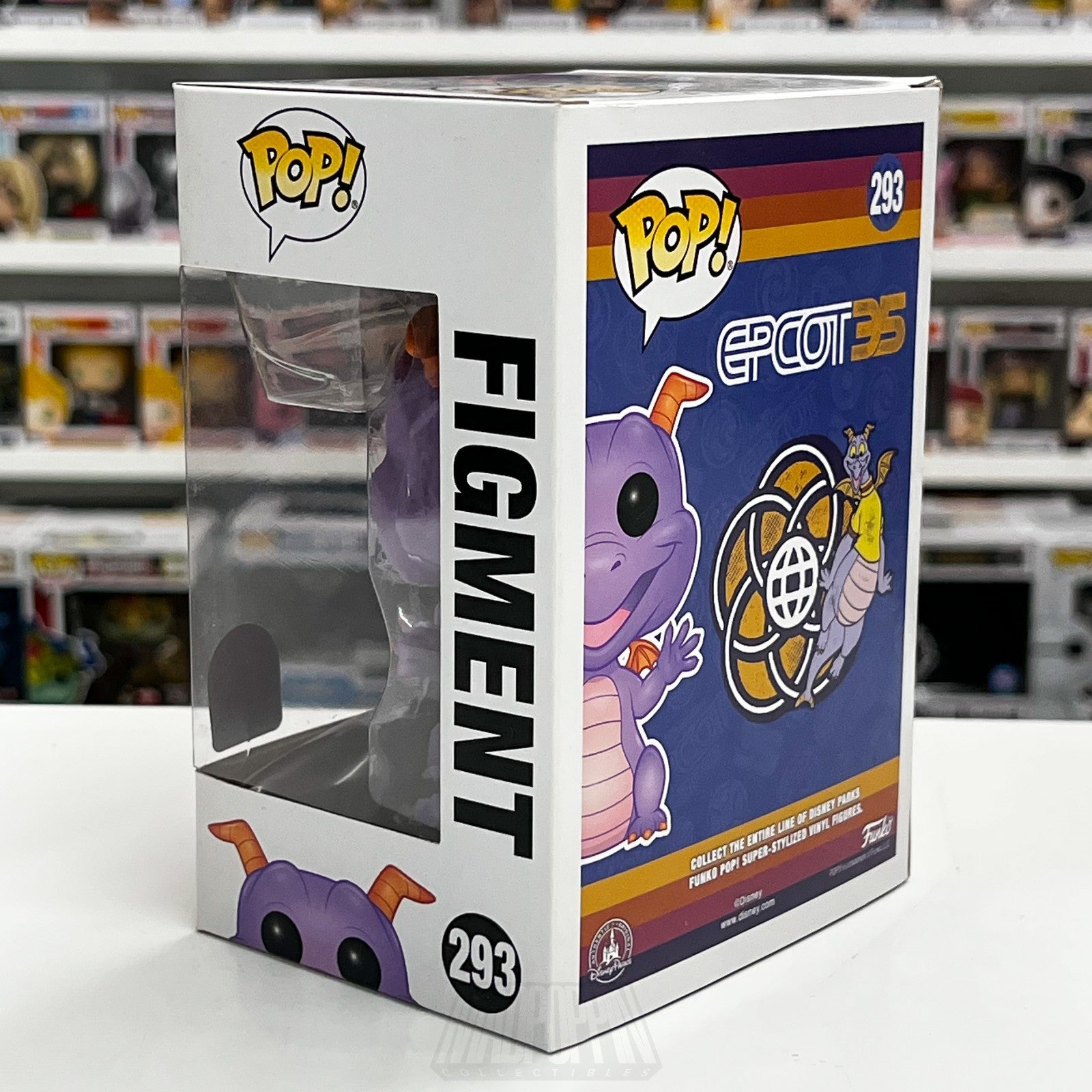 Funko Pop Disney Epcot Figment Exclusive 293 Purple Dragon Mascot Vinyl Figure2