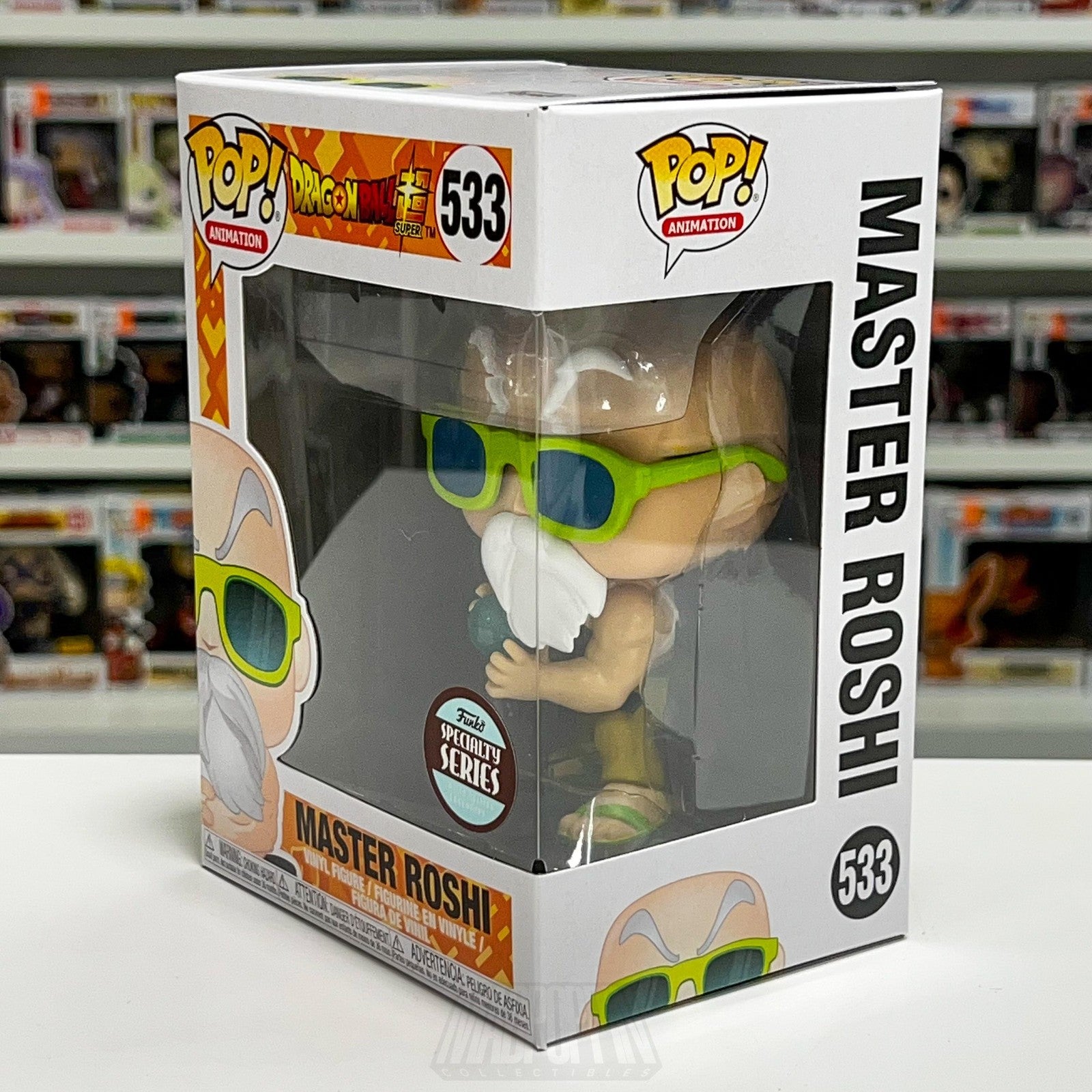 Funko Pop Dragon Ball Super Master Roshi 533 Specialty Series Vinyl Figure Anime