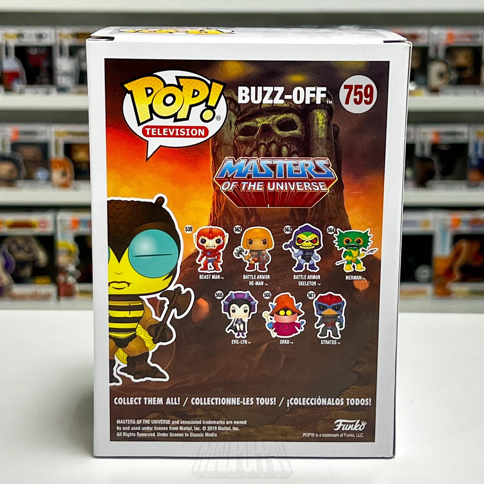 Funko Pop Masters of the Universe MOTU Buzz-Off 759 2019 Spring Convention Toy