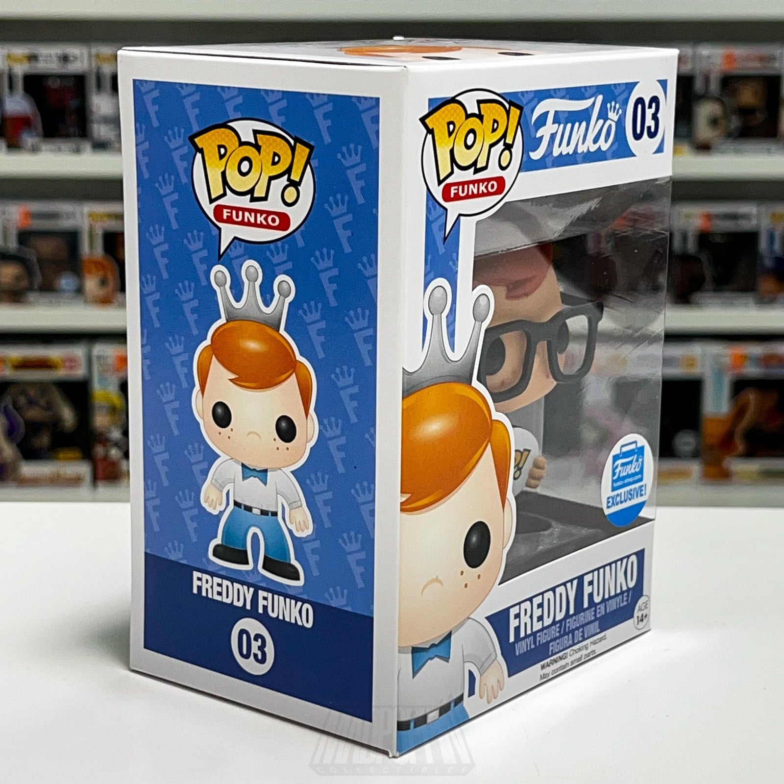 Funko Pop Freddy Hipster Nerd Glasses 03 Funko Shop Exclusive Vinyl Figure Toy