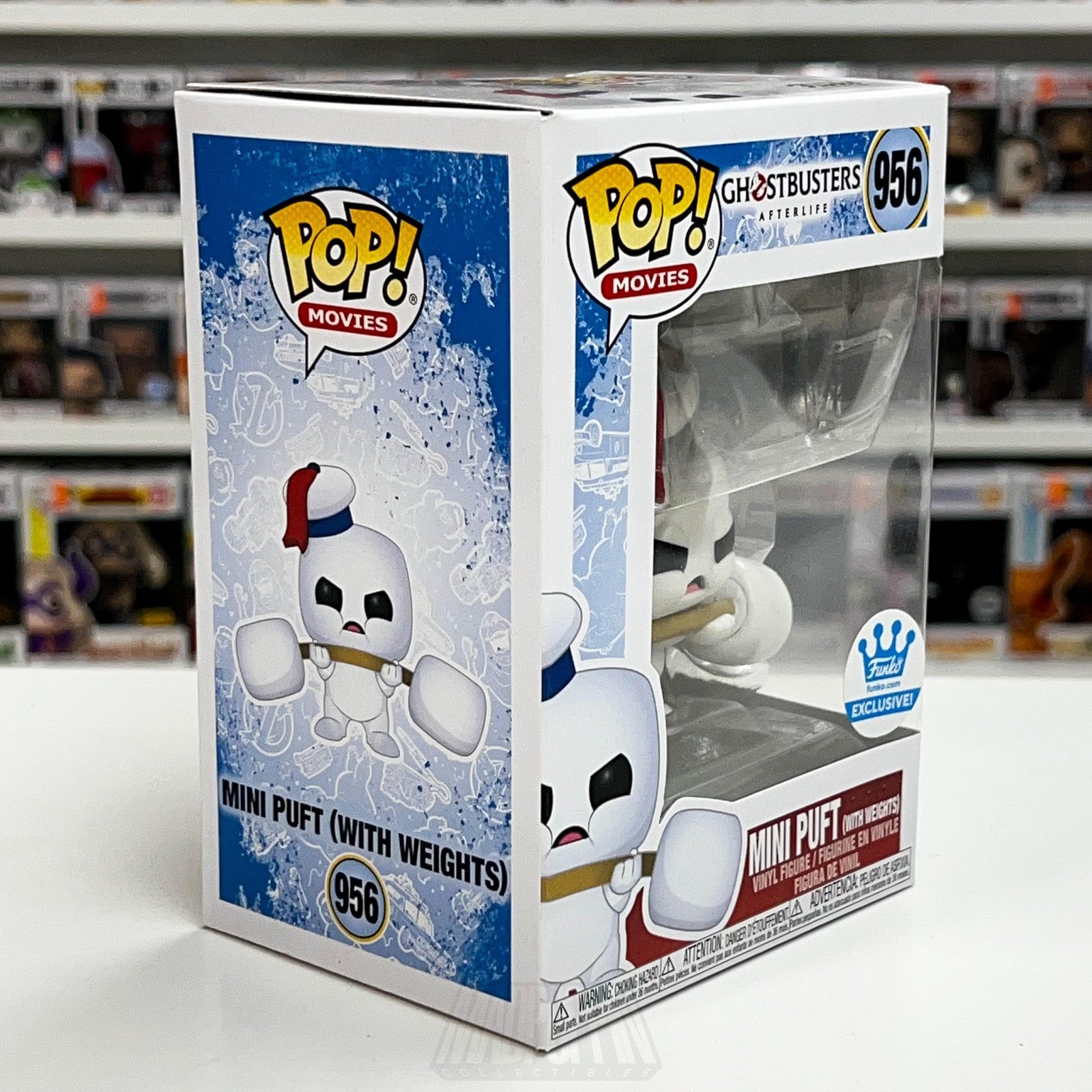 Funko Pop Ghostbusters Afterlife Mini Puft With Weights #956 Funko Exclusive Toy