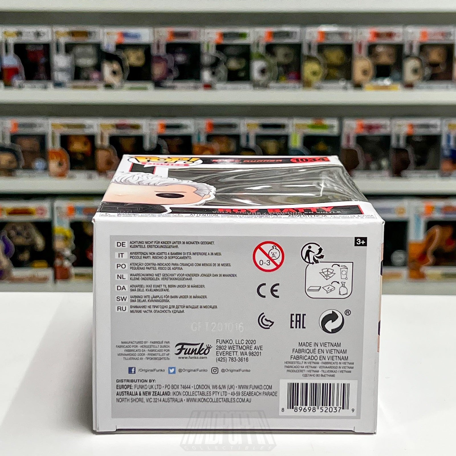 Funko Pop! Movies Blade Runner Roy Batty #1034 Figure Ridley Scott Toy SciFi NIB