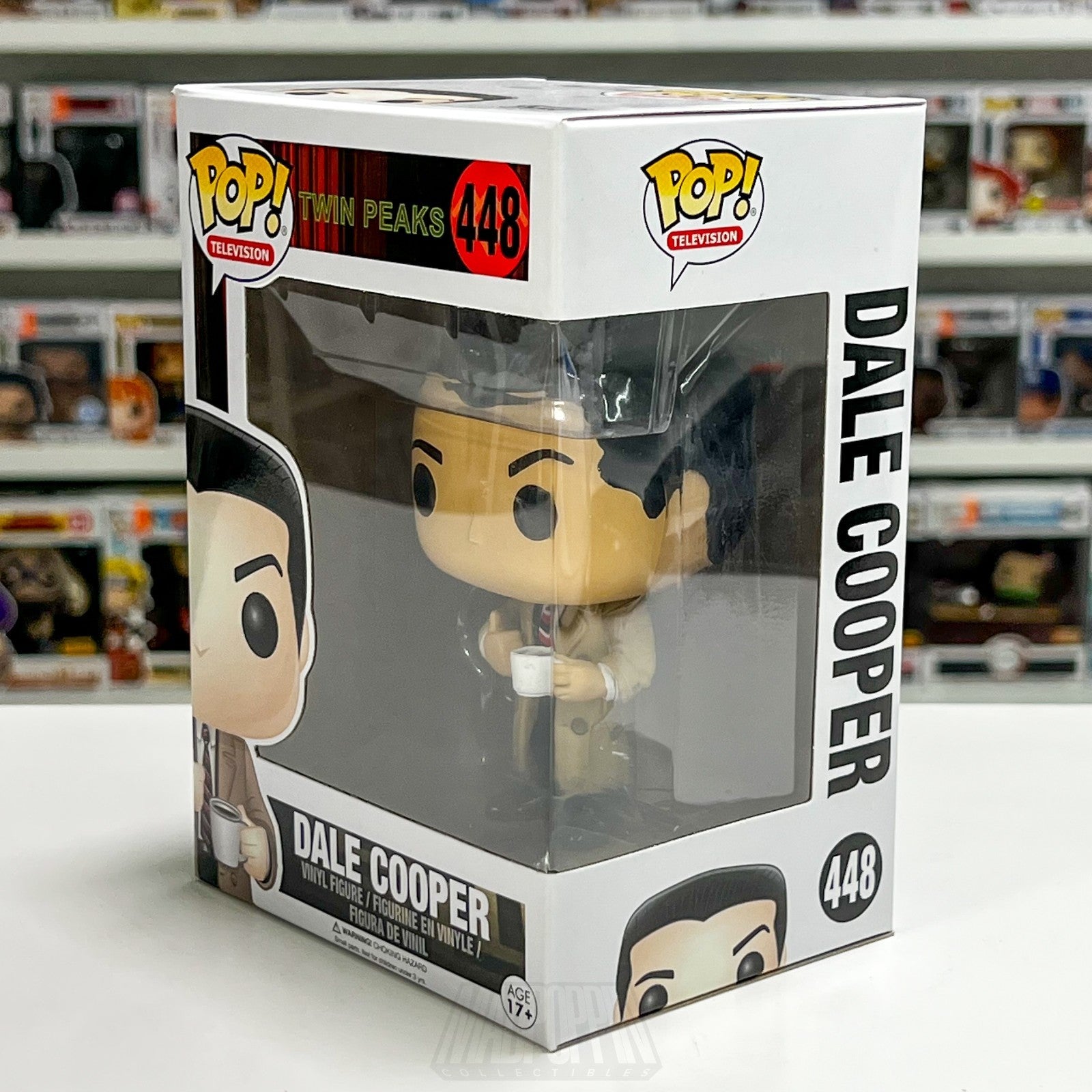 Funko Pop Television Twin Peaks Dale Cooper FBI Agent Vaulted 448 Coffee Mug ABC