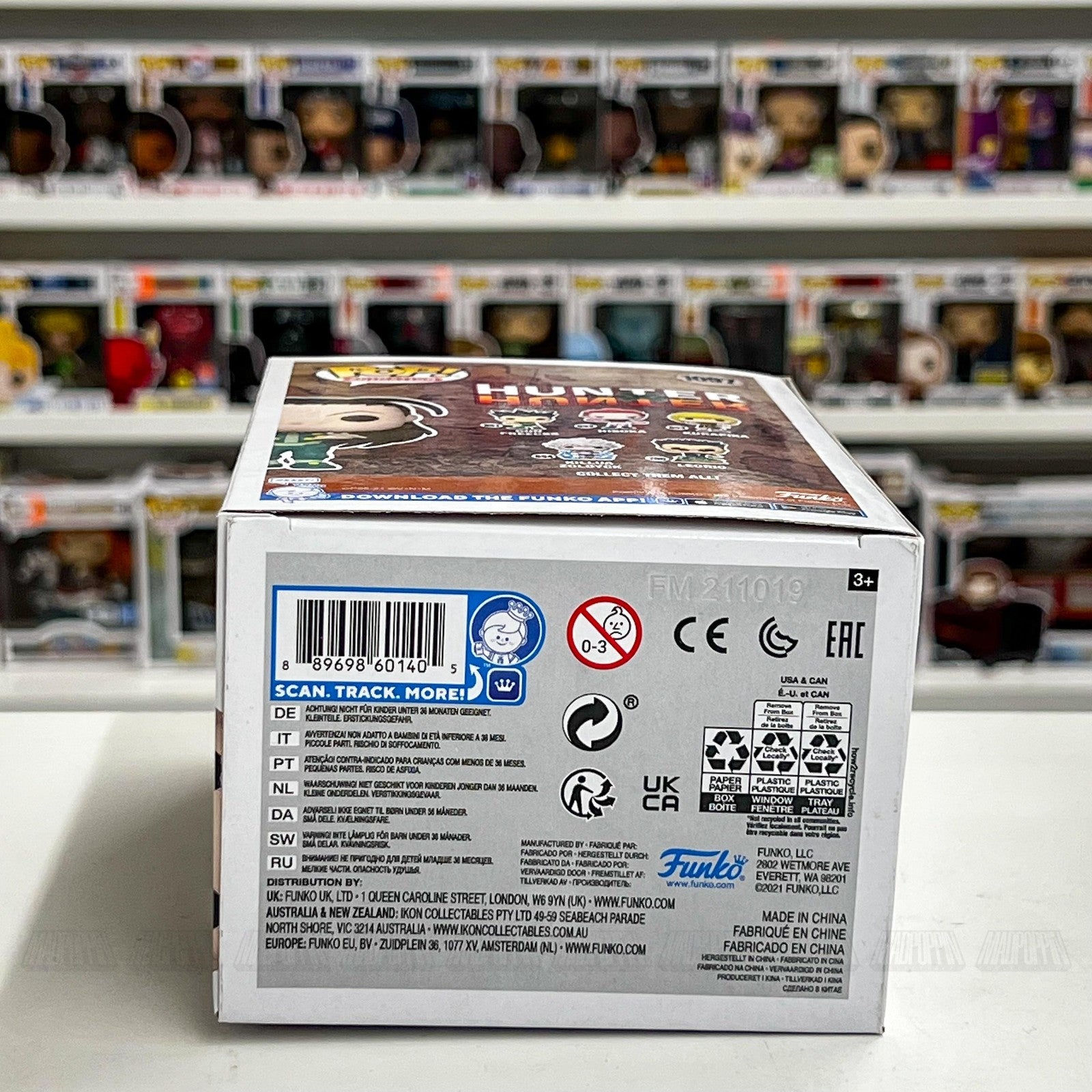 Funko Pop Animation Hunter x Hunter Illumi Zoldyck 1097 Toy Stop Exclusive New