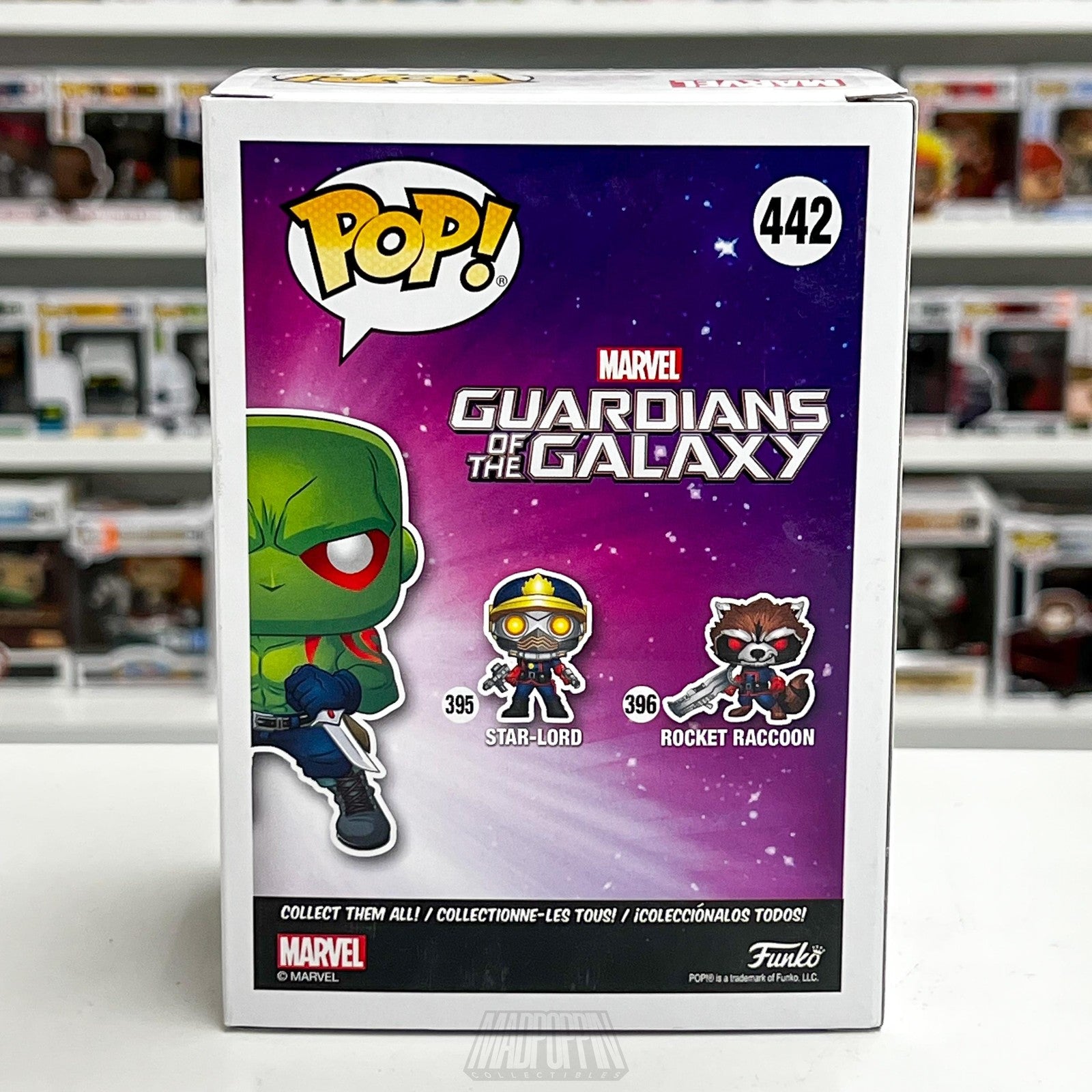 Funko Pop Marvel Drax 442 Guardians of the Galaxy Limited Edition Vinyl Figure
