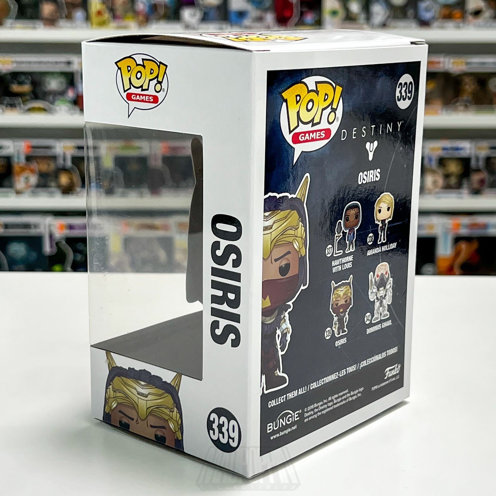 Funko Pop Games Destiny Osiris 339 BOX ONLY NO FIGURE NO INSERT Mint Playstation2