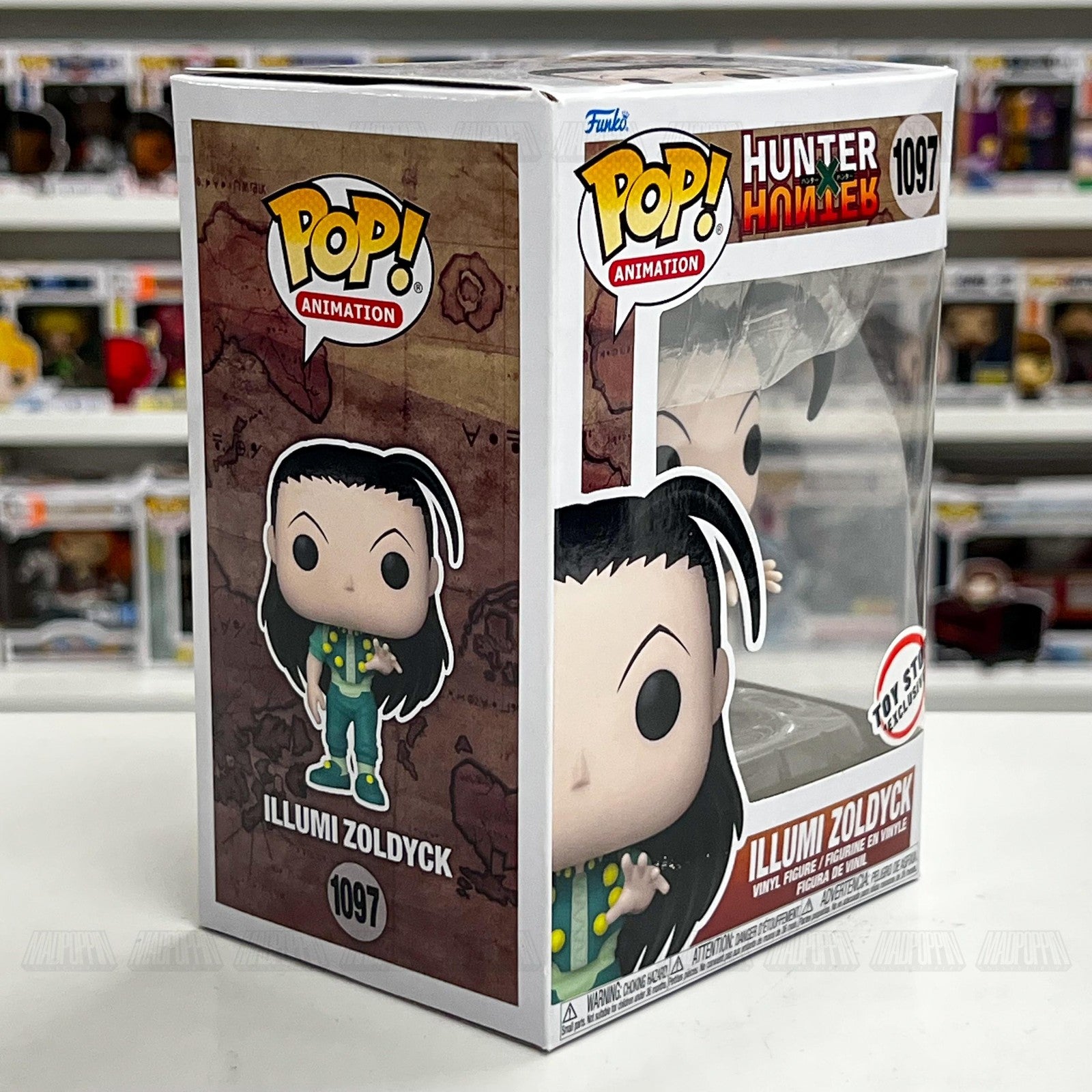 Funko Pop Animation Hunter x Hunter Illumi Zoldyck 1097 Toy Stop Exclusive New