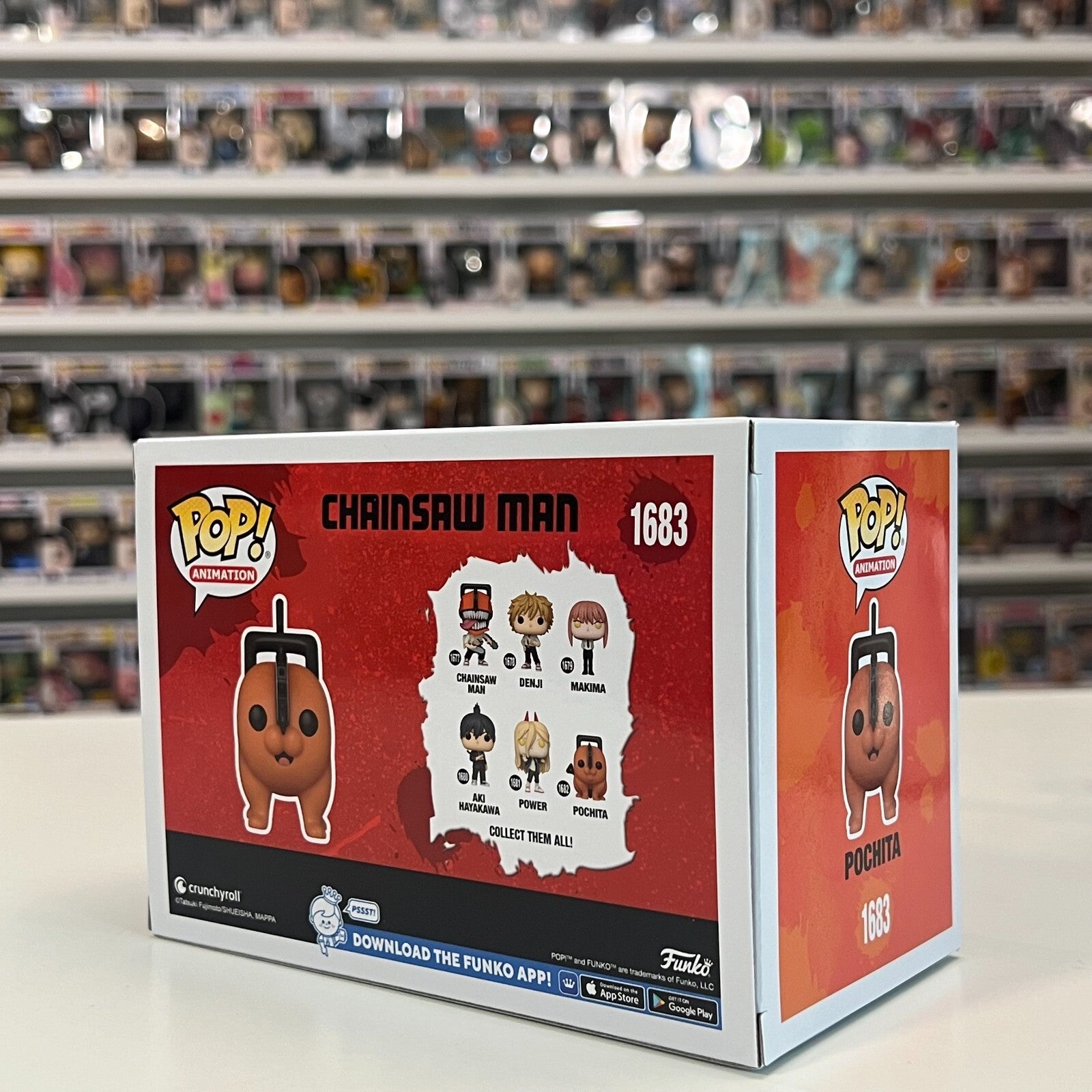Funko Pop Anime Chainsaw Man Pochita Standing Exclusive 1683