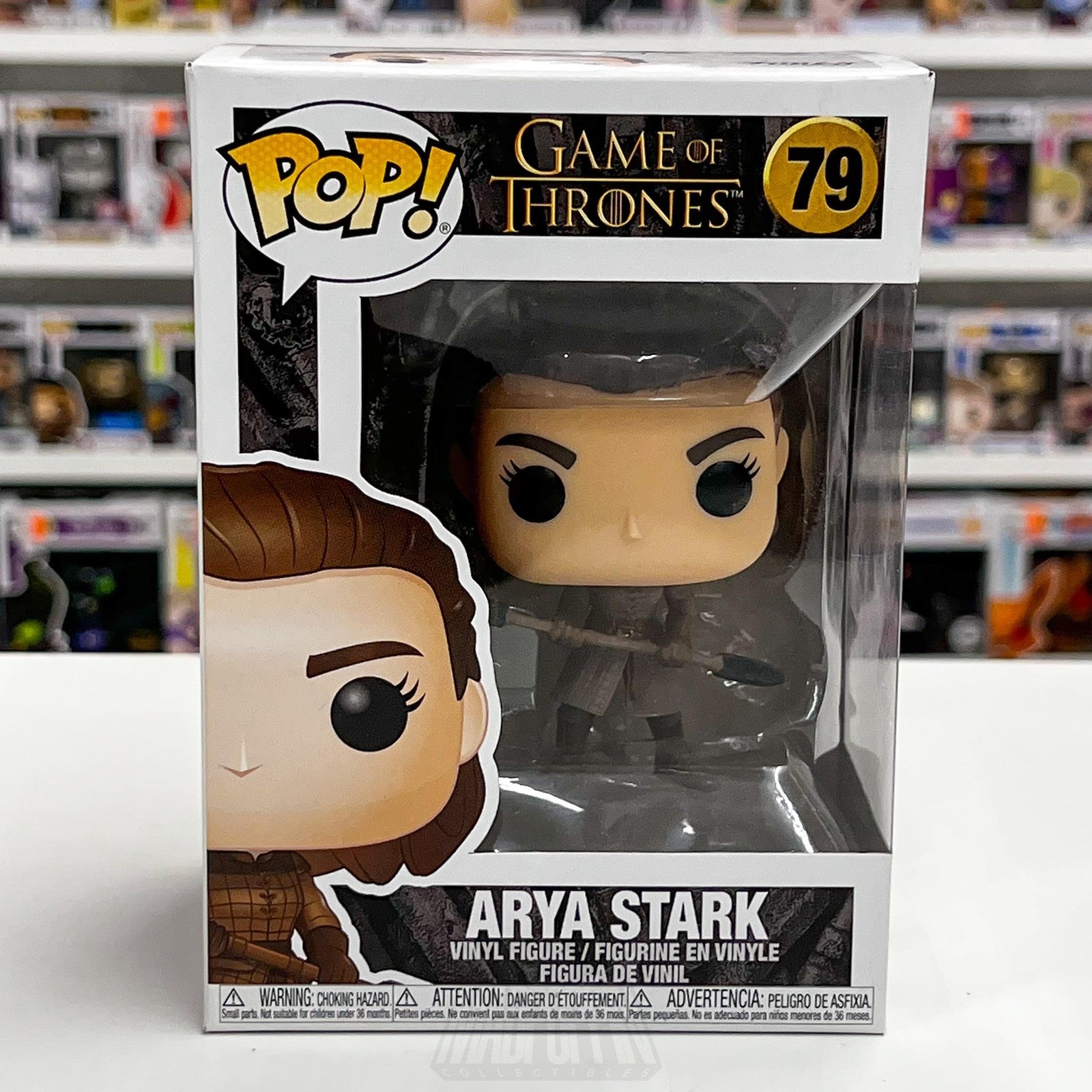 Funko Pop Game of Thrones Arya Stark #79 Vinyl Figure 2019 HBO Box Collectible0