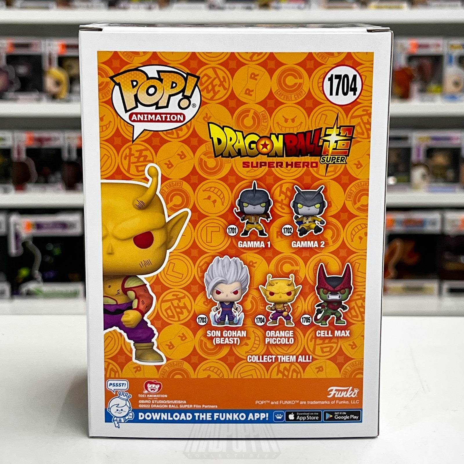 Funko Pop Anime Dragon Ball Super Hero Orange Piccolo 1704 Manga Vinyl Figure3