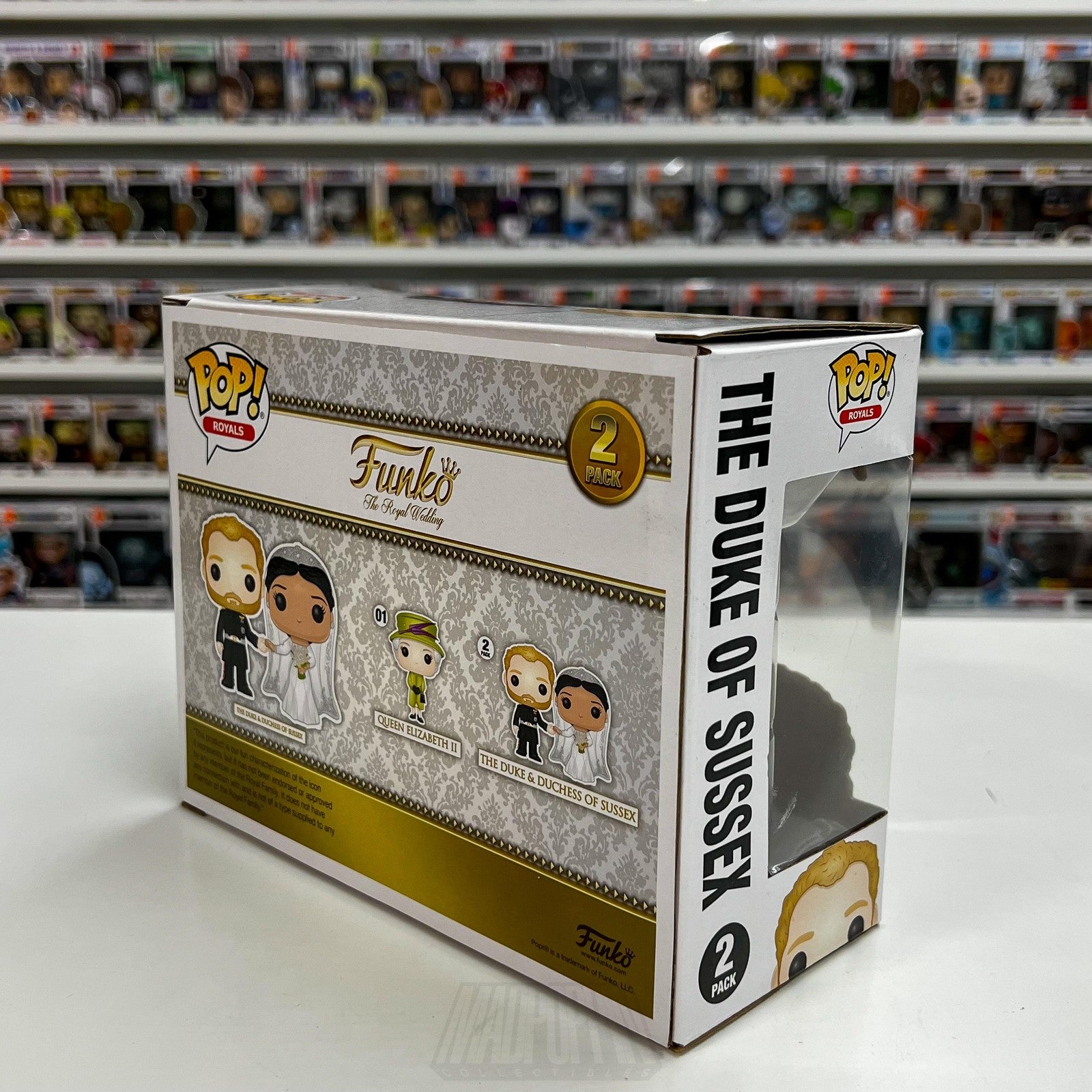 Funko Pop The Royal Wedding Duke & Duchess of Sussex Harry Megan 2 Pack Figures