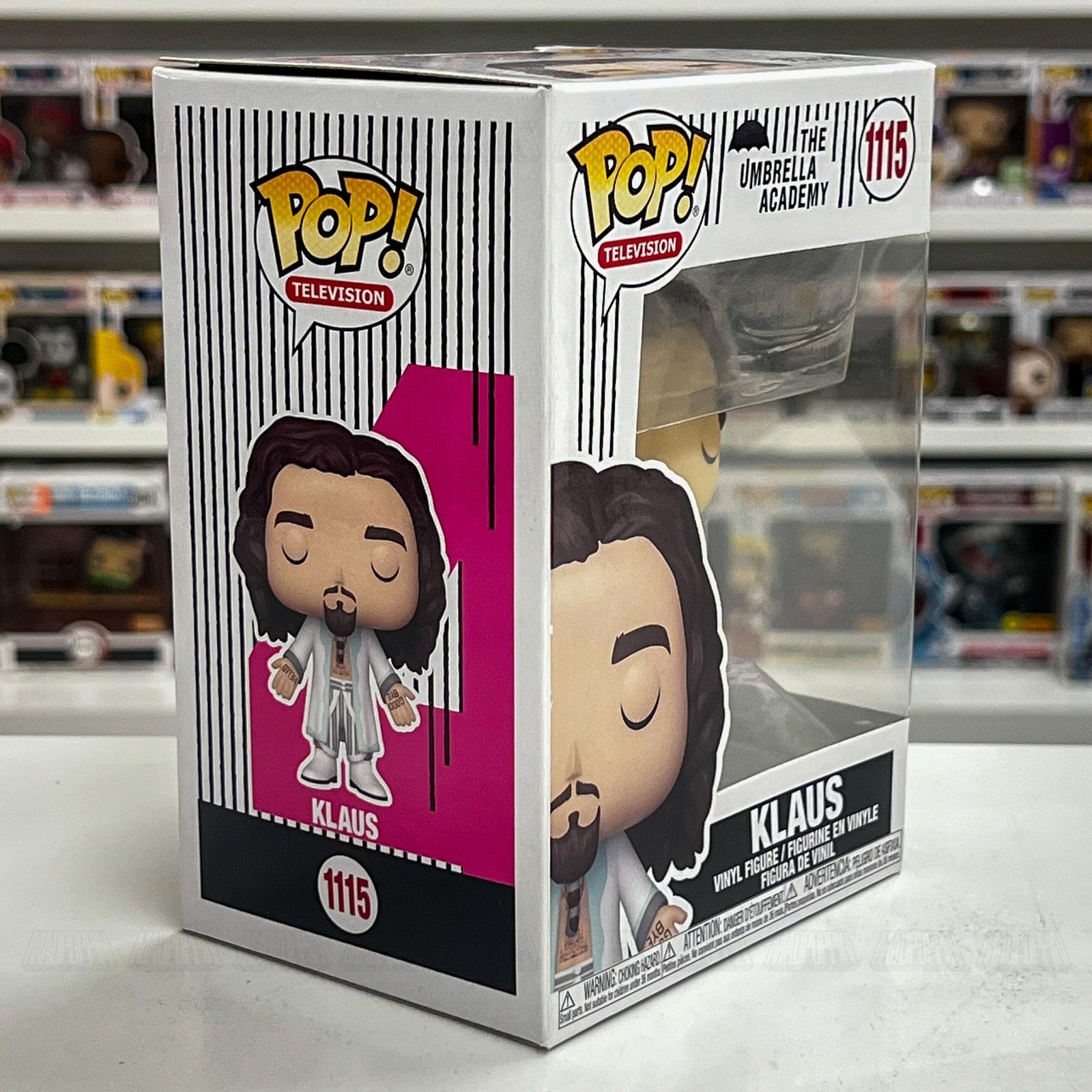 Funko Pop Television The Umbrella Academy Klaus #1115 Vinyl Figure New in Box