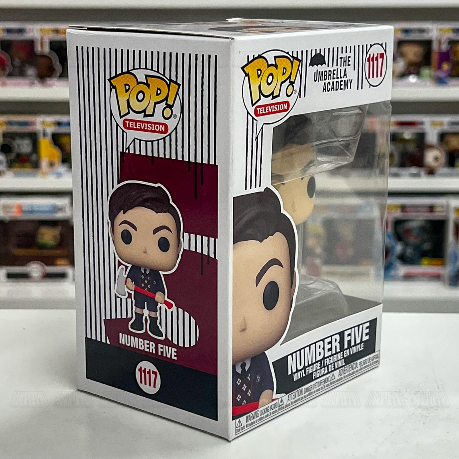 Funko Pop Television The Umbrella Academy Number Five #1117 Vinyl Figure Netflix