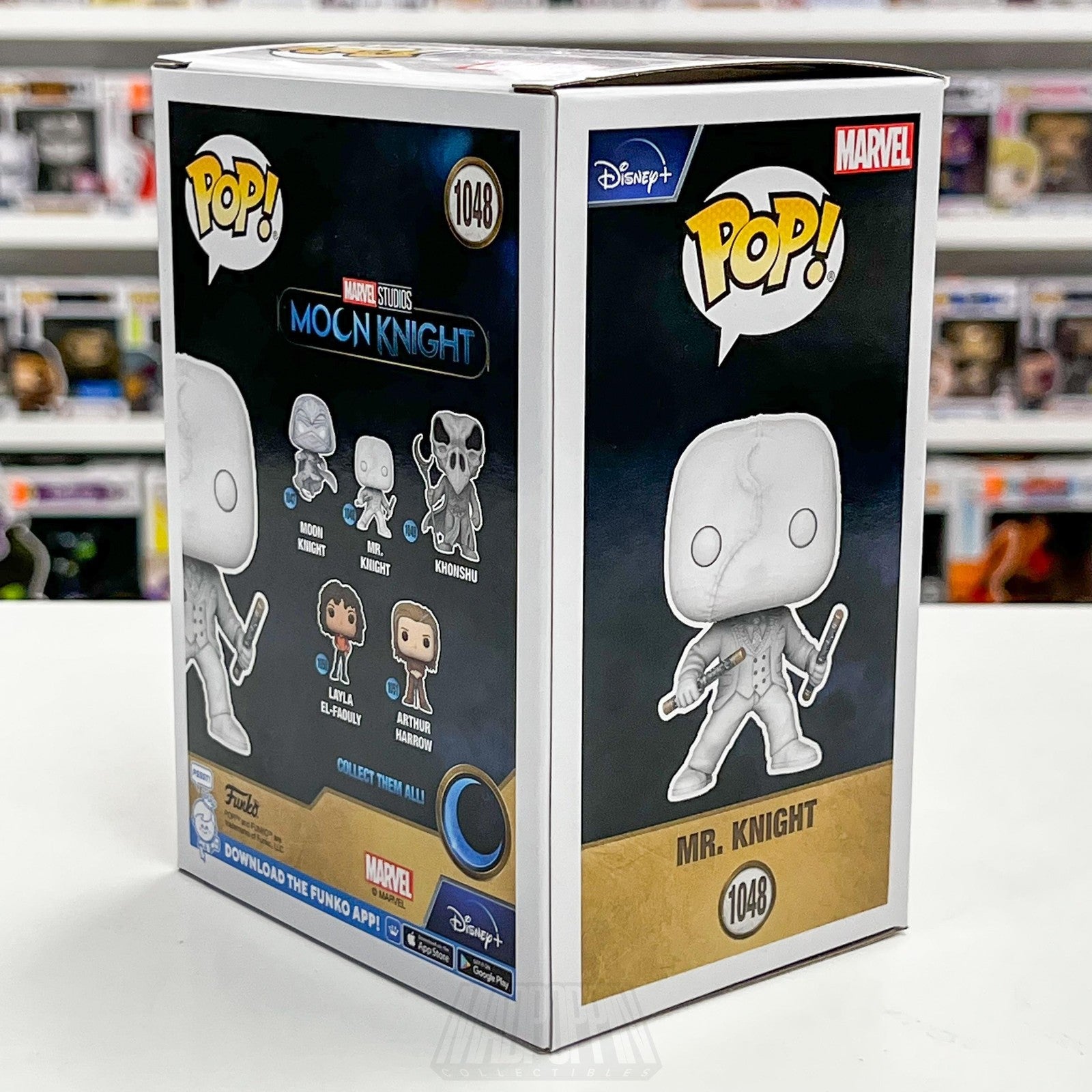 Funko Pop Marvel Studios Moon Knight Mr. Knight 1048 Vinyl Bobble-Head Figure4