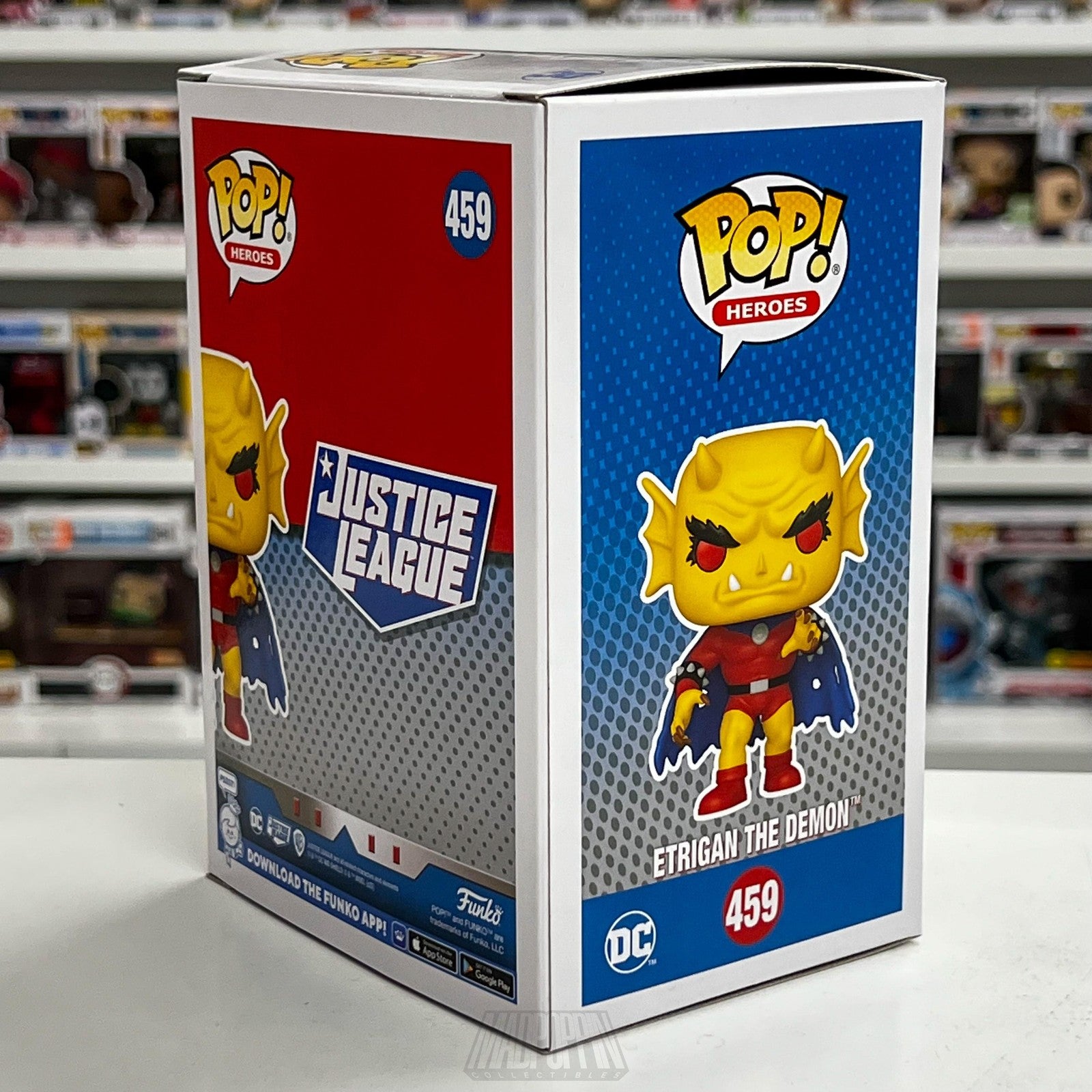Funko Pop Justice League Etrigan The Demon 459 PX Previews Exclusive Vinyl