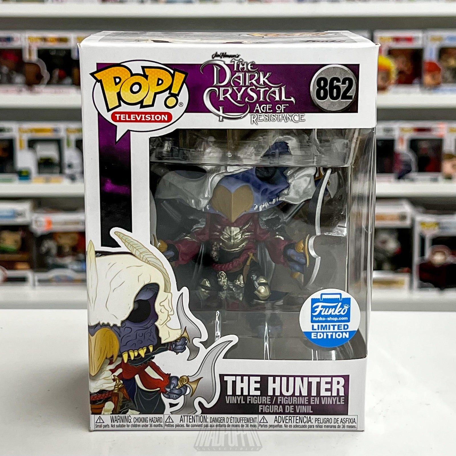 Funko Pop The Dark Crystal Age of Resistance Hunter 862 Limited Edition Figure