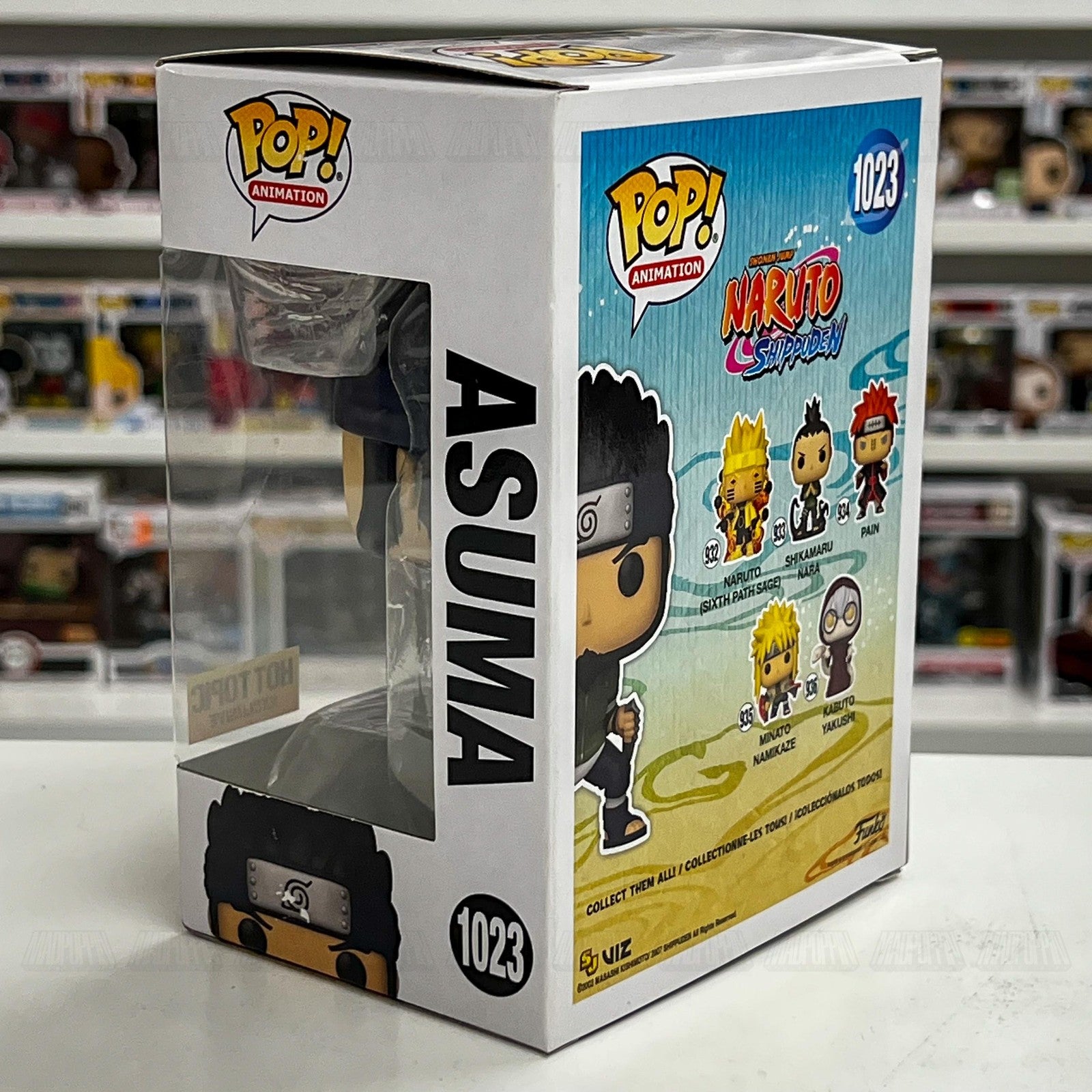 Funko Pop Naruto Shippuden Asuma #1023 Hot Topic Exclusive Vinyl Figure NIB