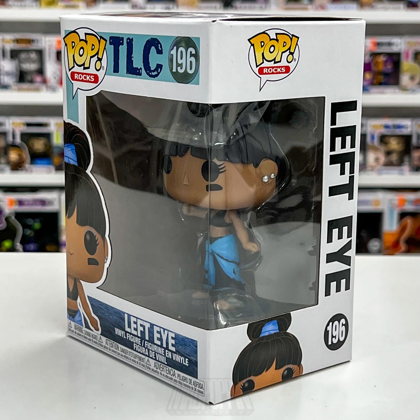Funko Pop Rocks TLC Left Eye 196 Waterfalls Video Vinyl Figure 90s R&B Atlanta1
