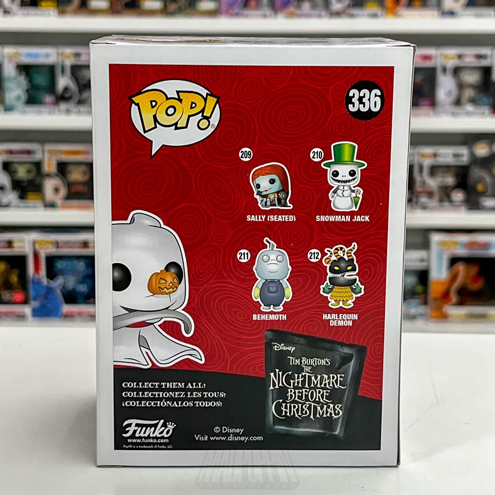 Funko Pop Disney Nightmare Before Christmas Zero Bone Boxlunch 336 Vinyl Figure3