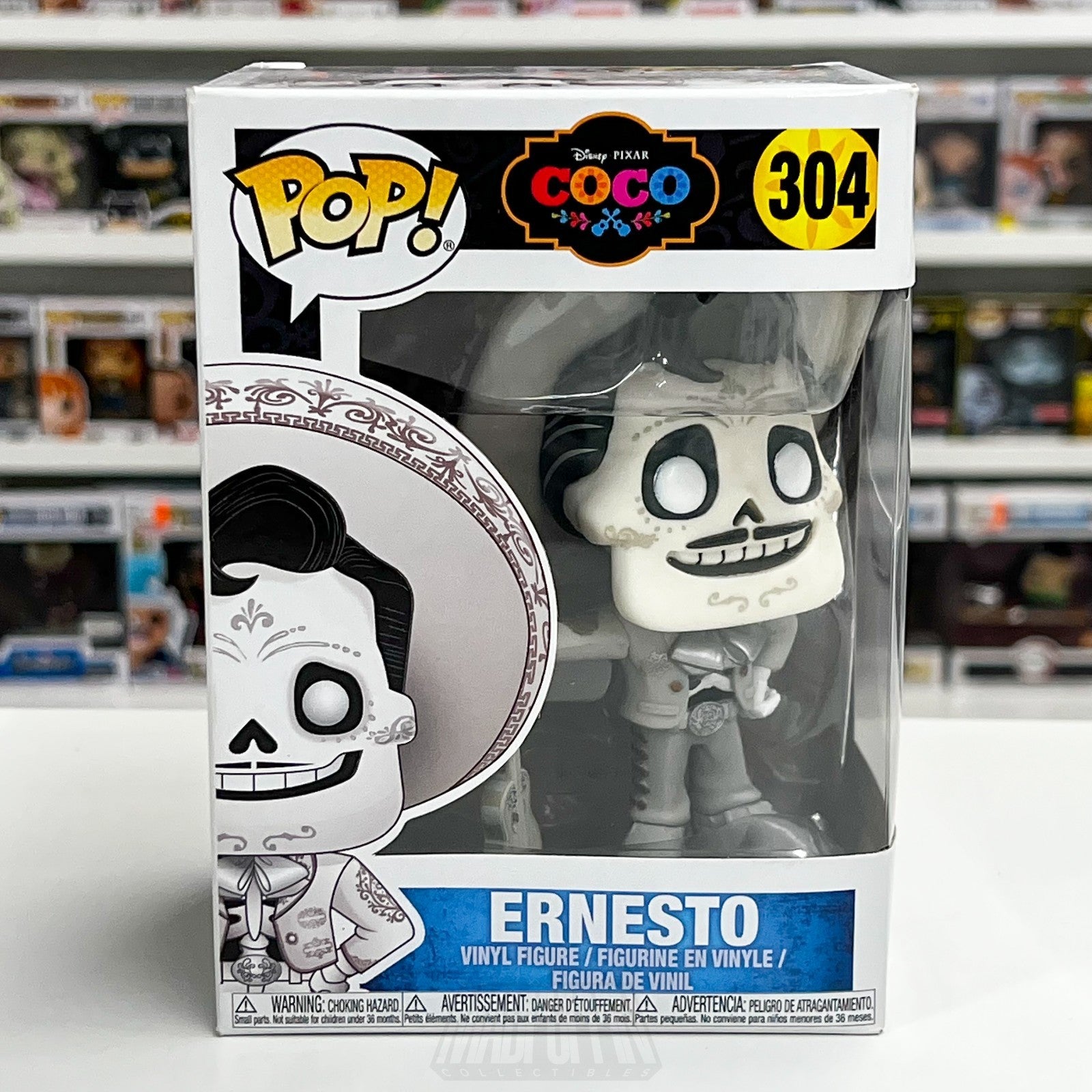Funko Pop Disney Pixar Coco Ernesto de la Cruz 304 Día de Muertos Vinyl Figure0