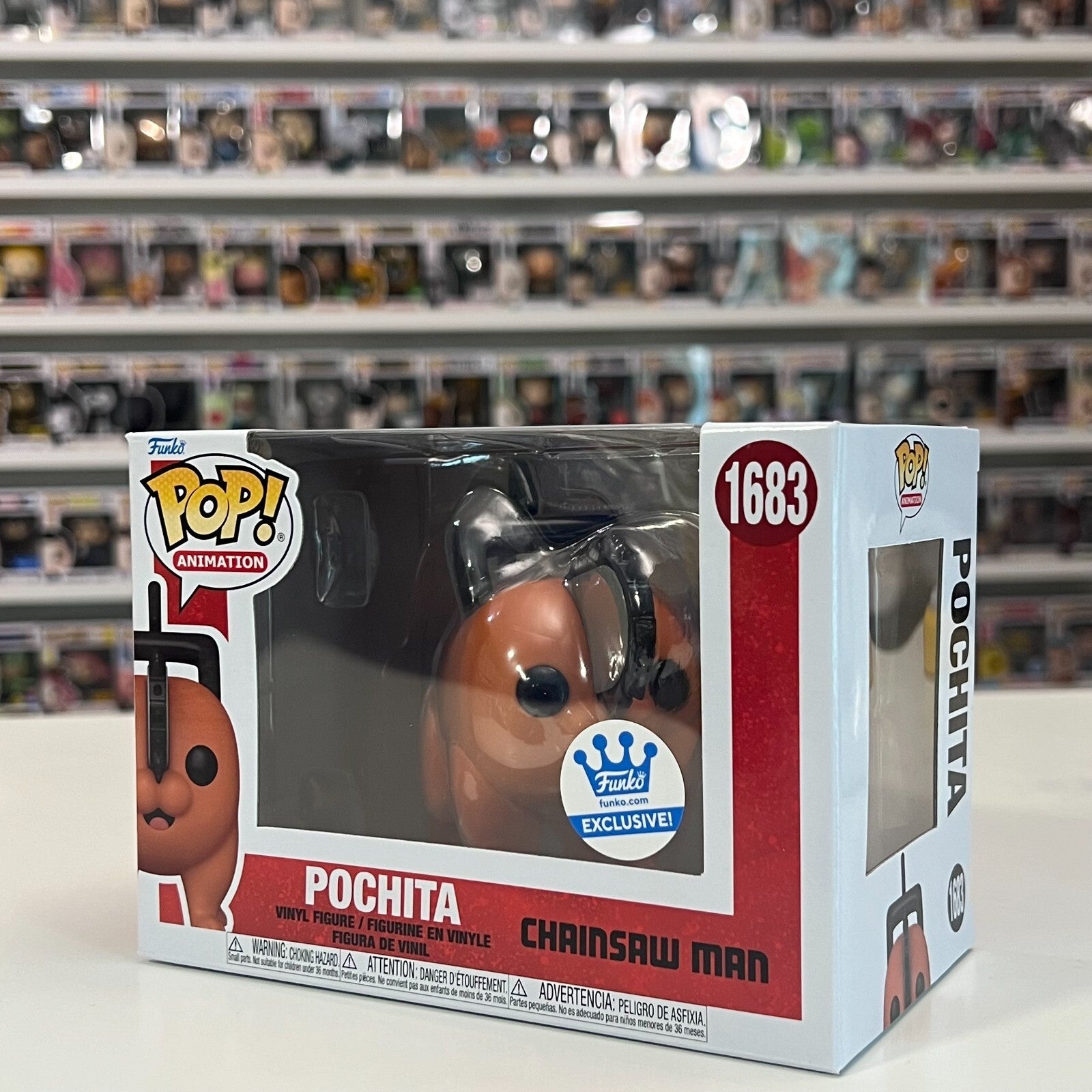 Funko Pop Anime Chainsaw Man Pochita Standing Exclusive 1683
