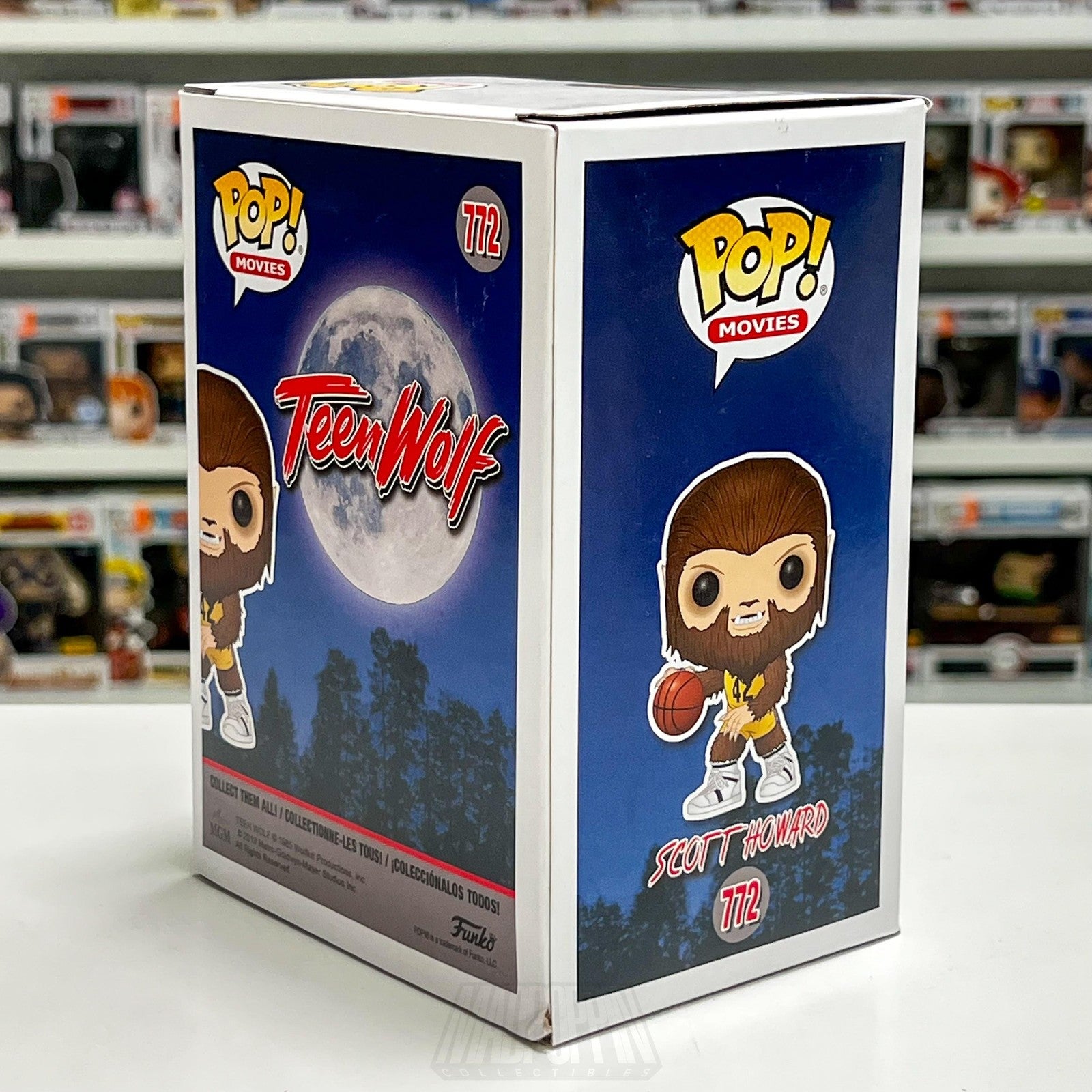 Funko Pop! Movies Teen Wolf Scott Howard 772 Vinyl Figure In Box Basketball Toy