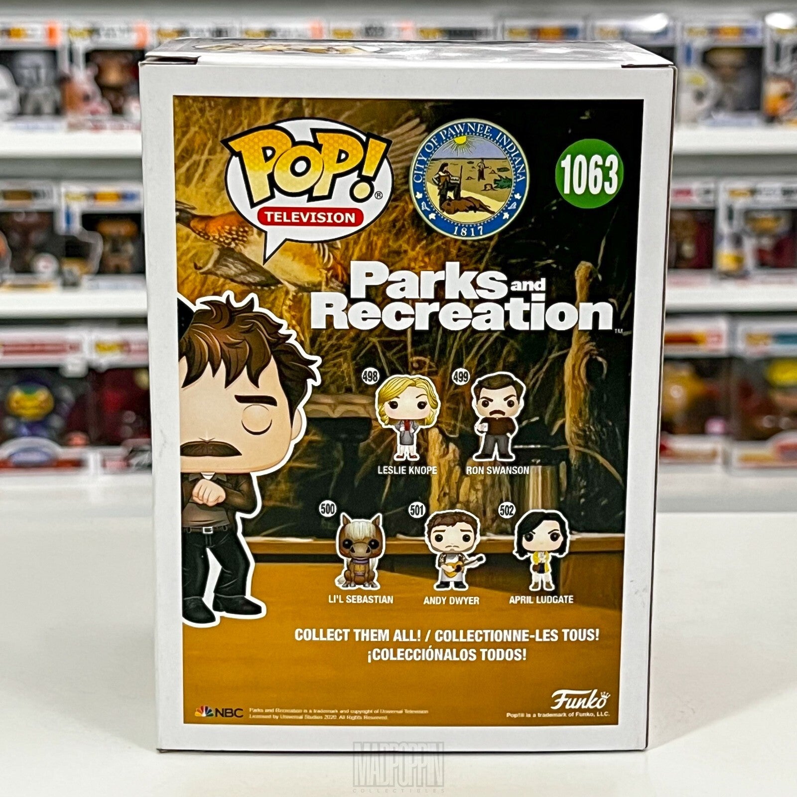 Funko Pop TV Parks and Recreation Ron Swanson Dancing Funko-Shop.com 1063