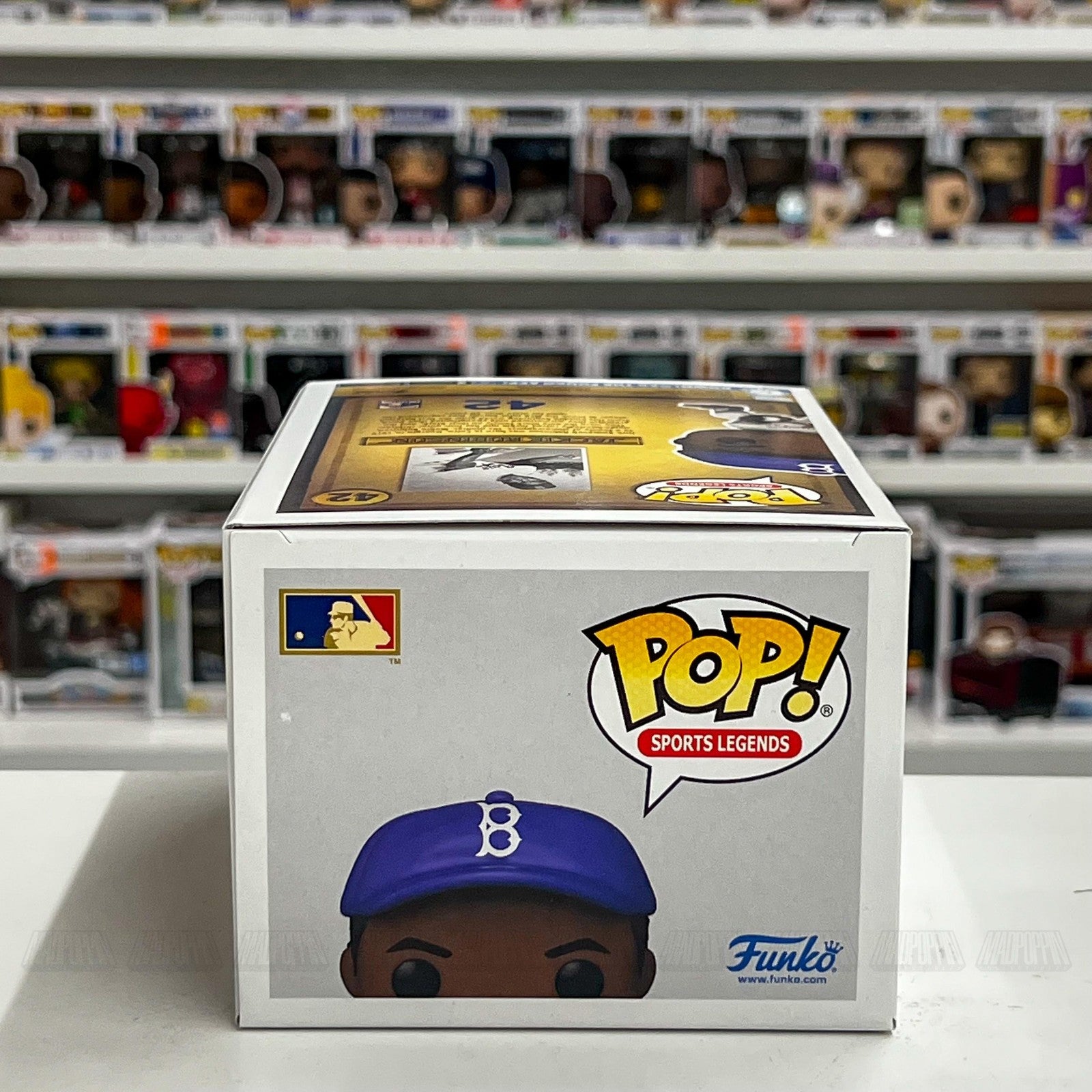 Funko Pop Jackie Robinson Dodgers 42 MLB Sports Legends Vinyl Figure New