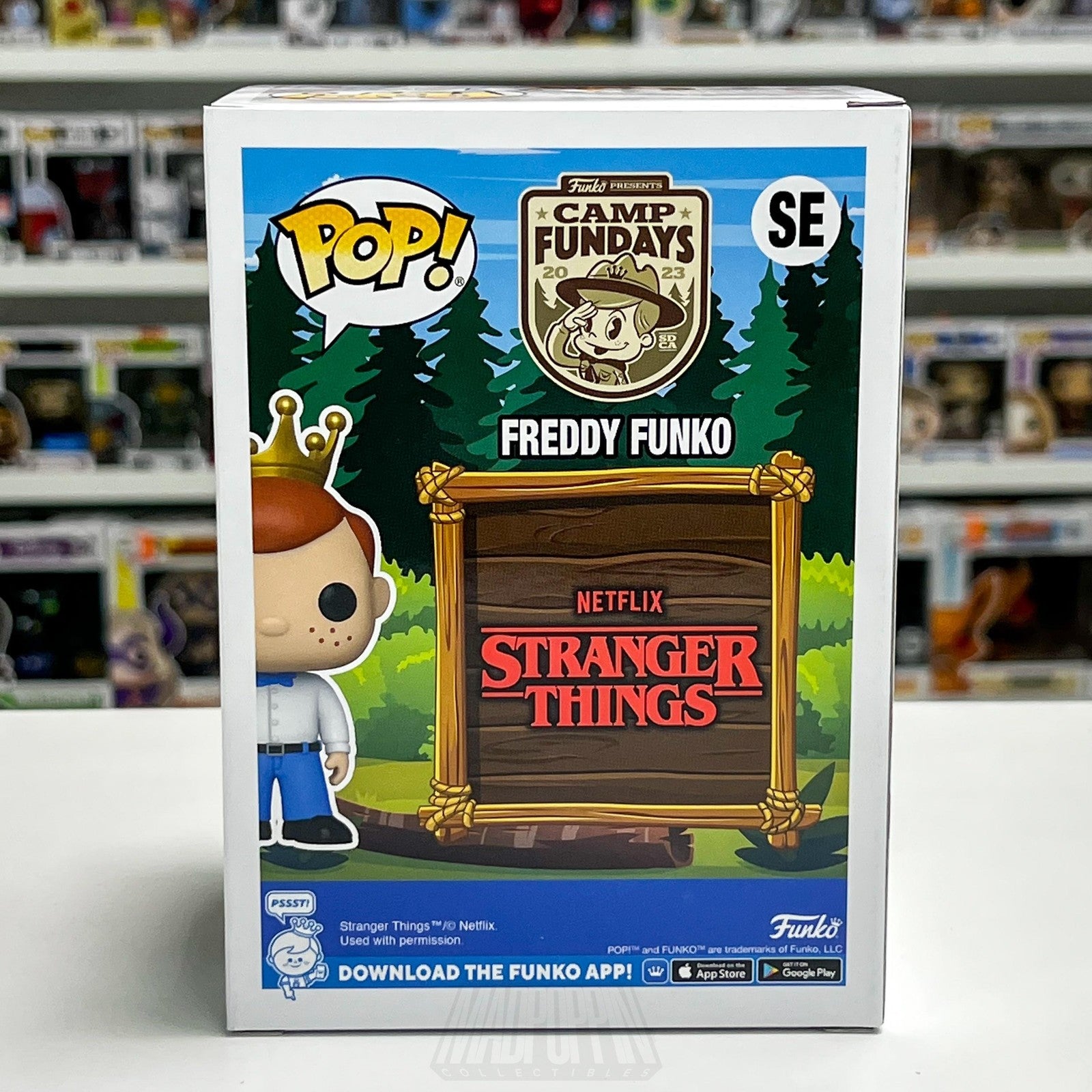 Funko Pop Freddy as Hopper Stranger Things Camp Fundays SE 250 PCS Limited SciFi