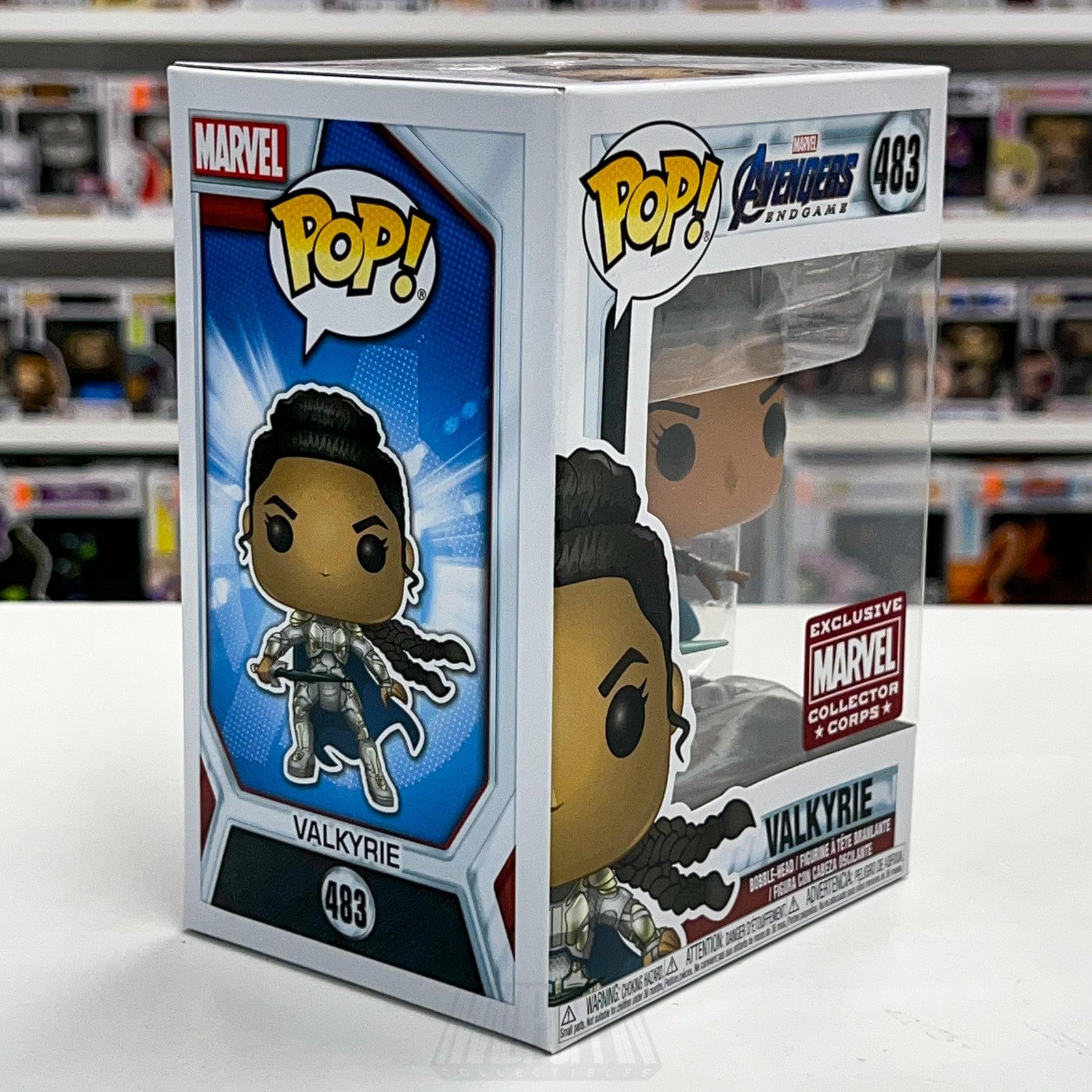 Funko Pop Marvel Avengers Endgame Valkyrie 483 Collector Corps Exclusive Vinyl5