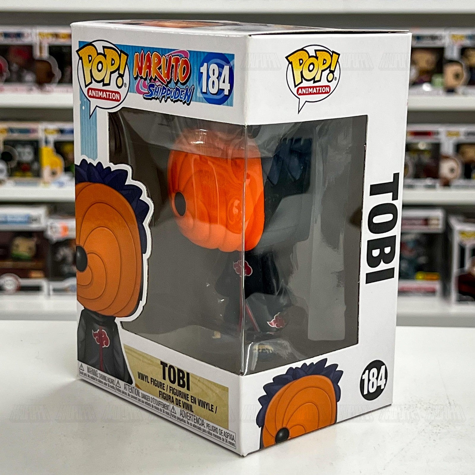 Funko Pop! Animation Naruto Shippuden Tobi #184 Vinyl Figure with Box Anime