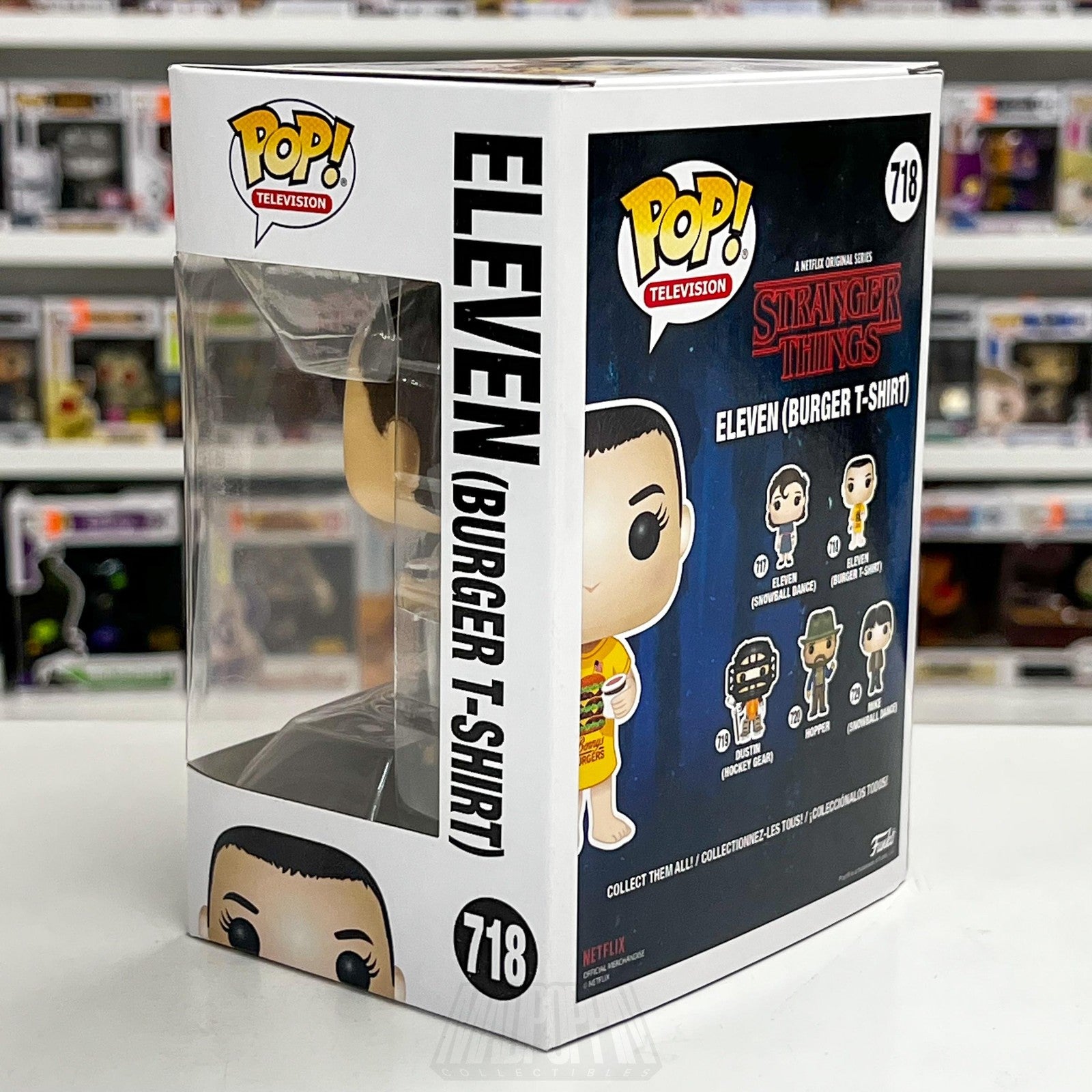 Funko Pop Television Stranger Things Eleven Burger T-Shirt 718 Figure Horror TV2