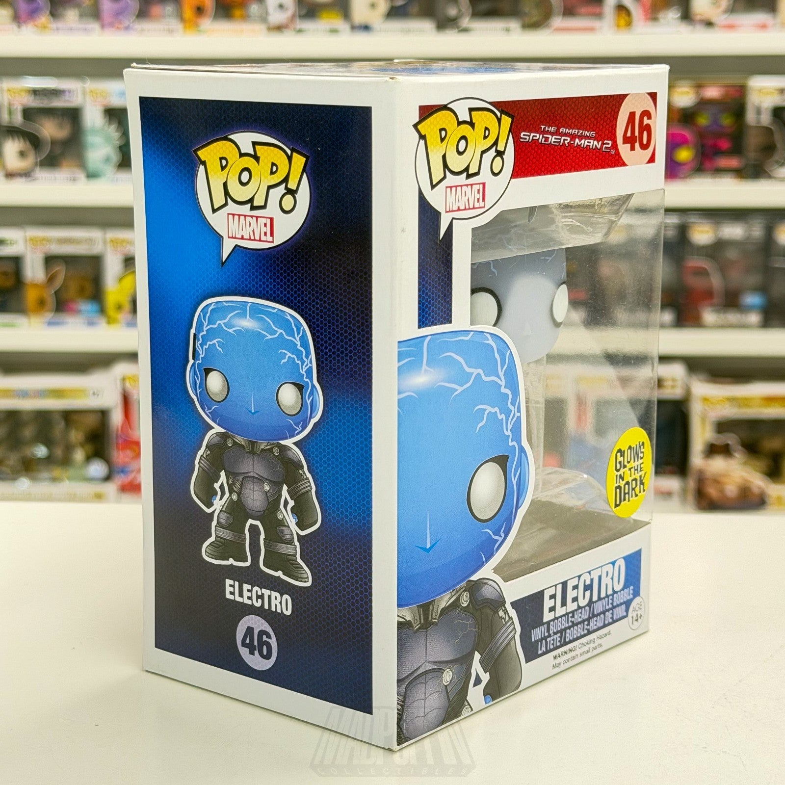 Funko Pop Marvel Amazing Spider-Man 2 Electro Glow 46 Oscorp Toy Vinyl Figure6