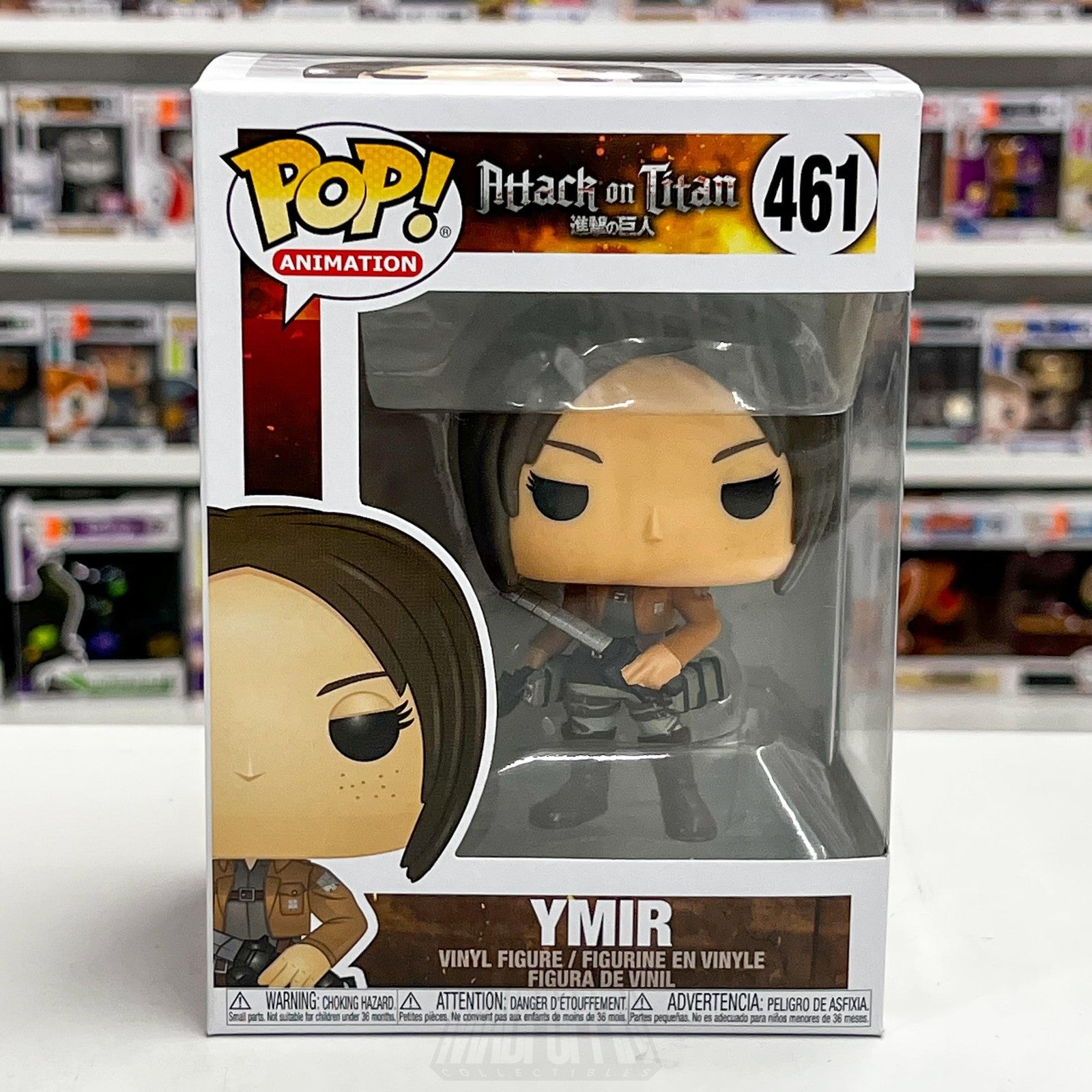 Funko Pop Anime Attack On Titan Ymir 461 Vinyl Figure AOT Animation Manga Toy0