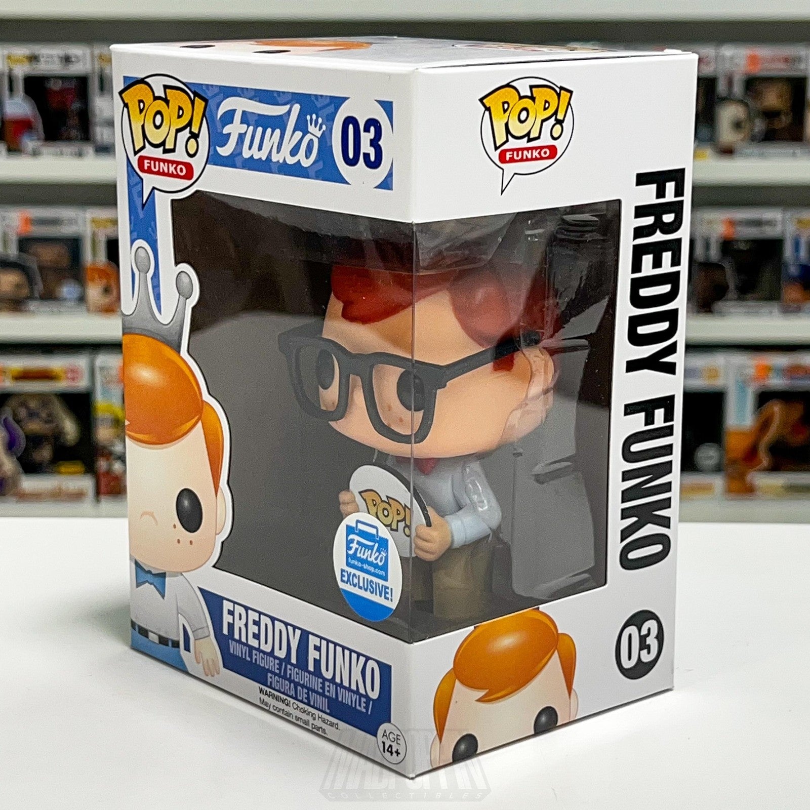 Funko Pop Freddy Hipster Nerd Glasses 03 Funko Shop Exclusive Vinyl Figure Toy