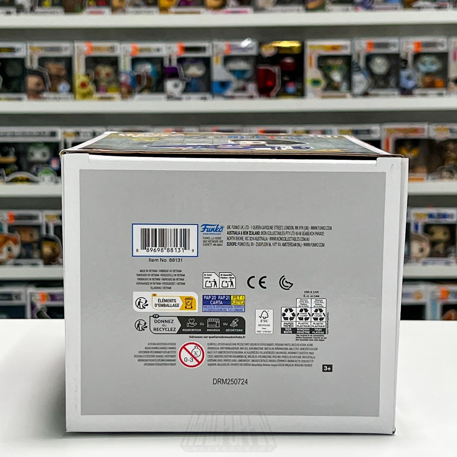 Funko Pop Rides One Piece Brook with Shark Submerge 141 NYCC Con Sticker Anime