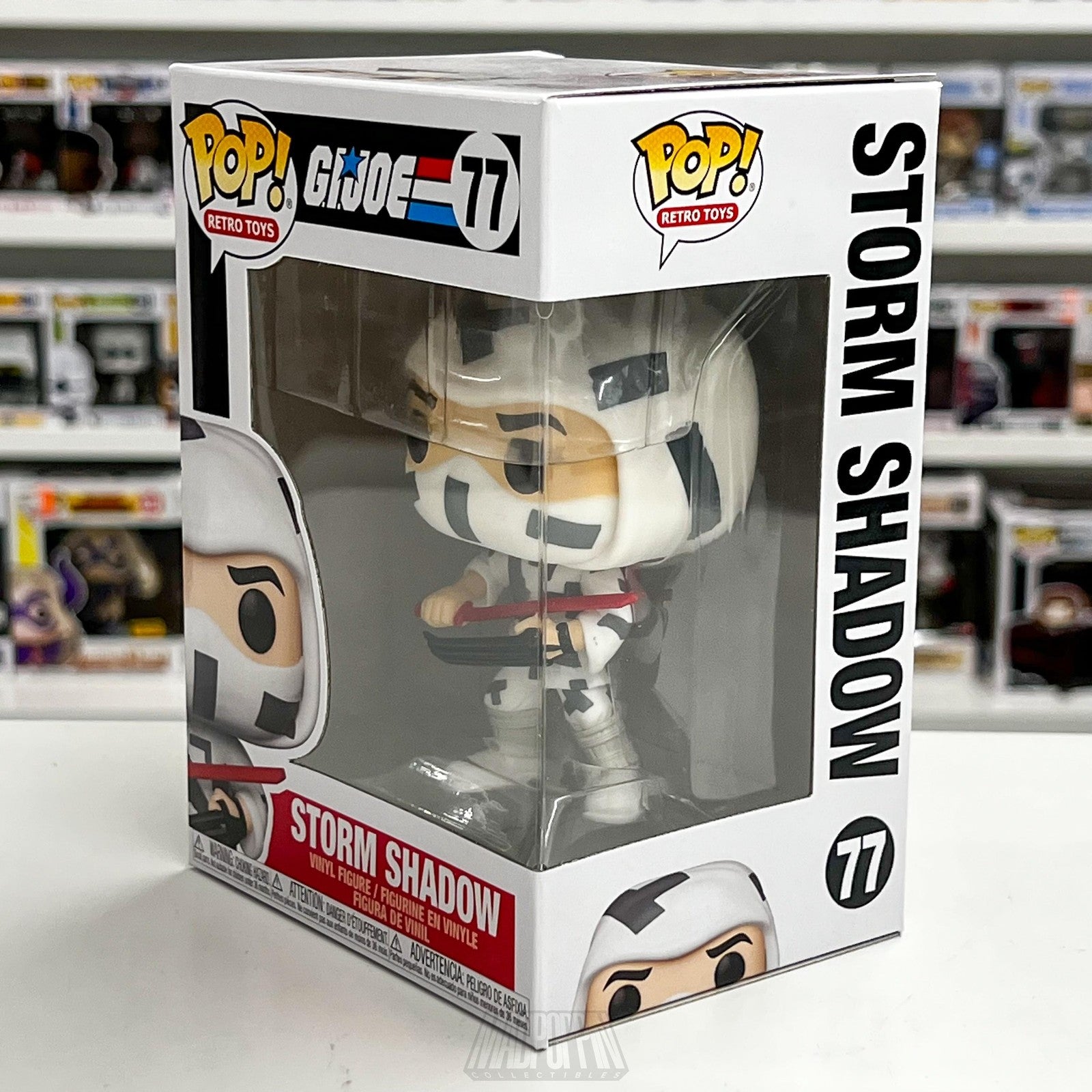 Funko Pop GI Joe Storm Shadow #77 Retro Toys Vinyl Figure New in Box Collector