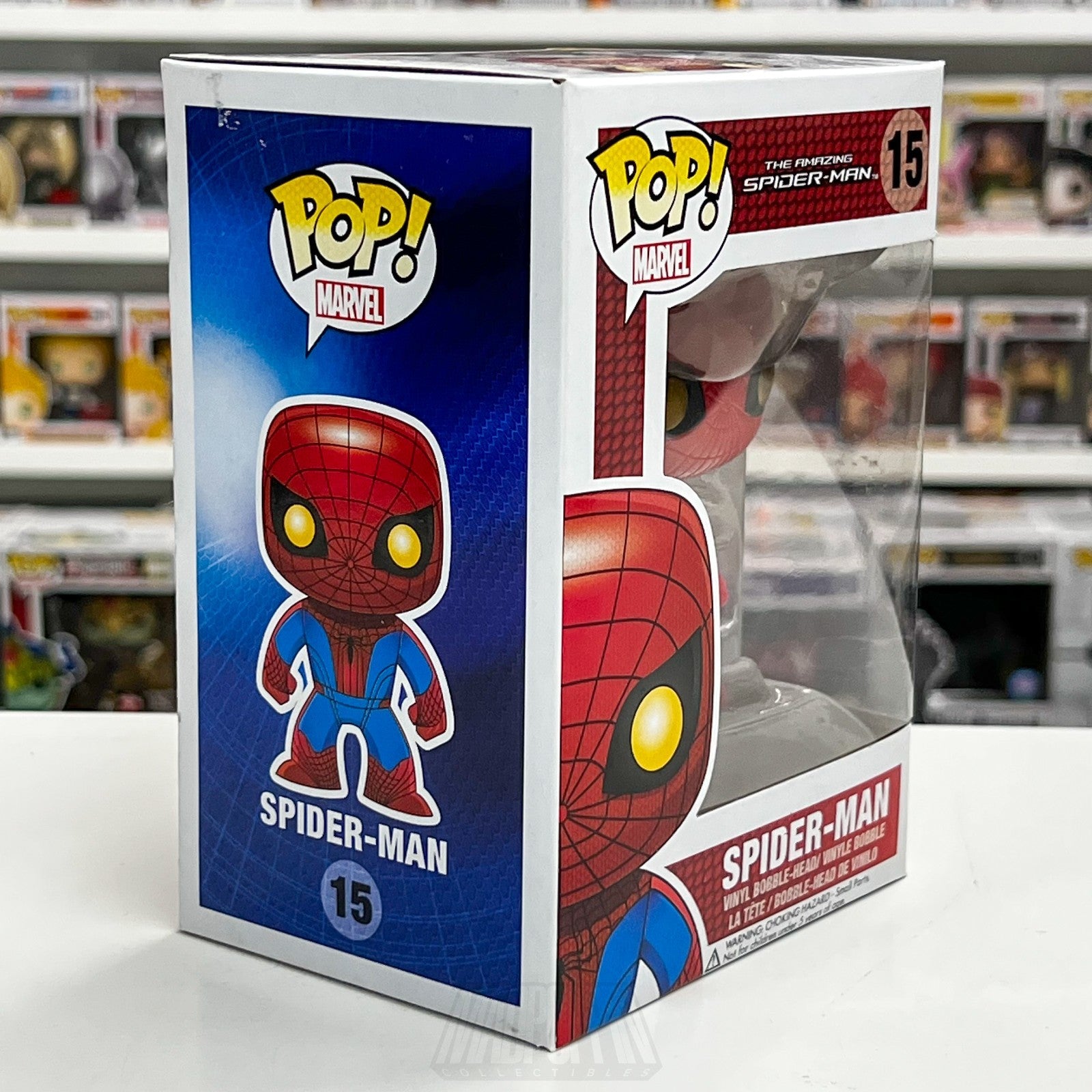 Funko Pop Marvel The Amazing SpiderMan 15 Superhero Original 2012 Vinyl Figure5