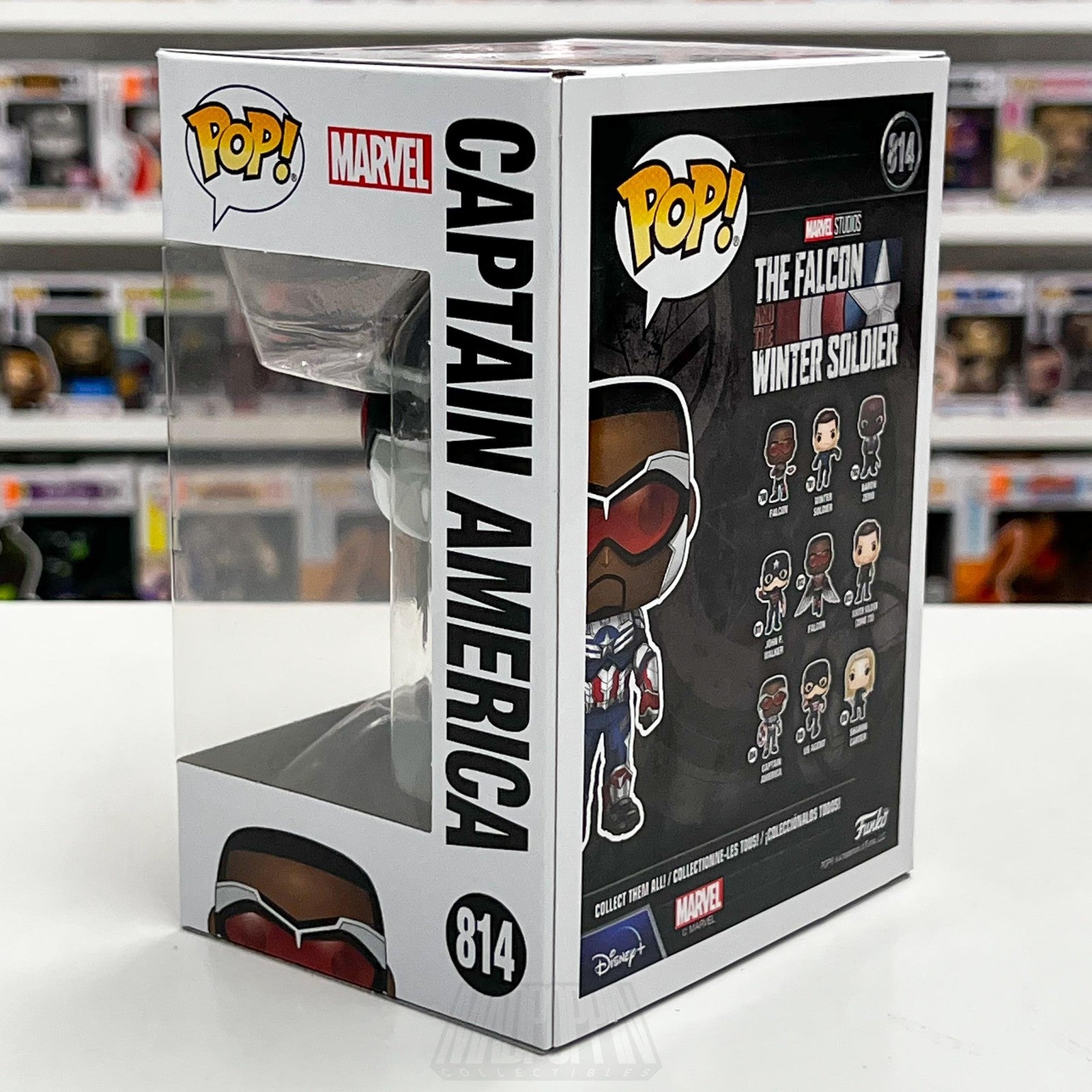 Funko Pop Marvel Captain America Sam Wilson 814 Bobble-Head Vinyl Figure Falcon2