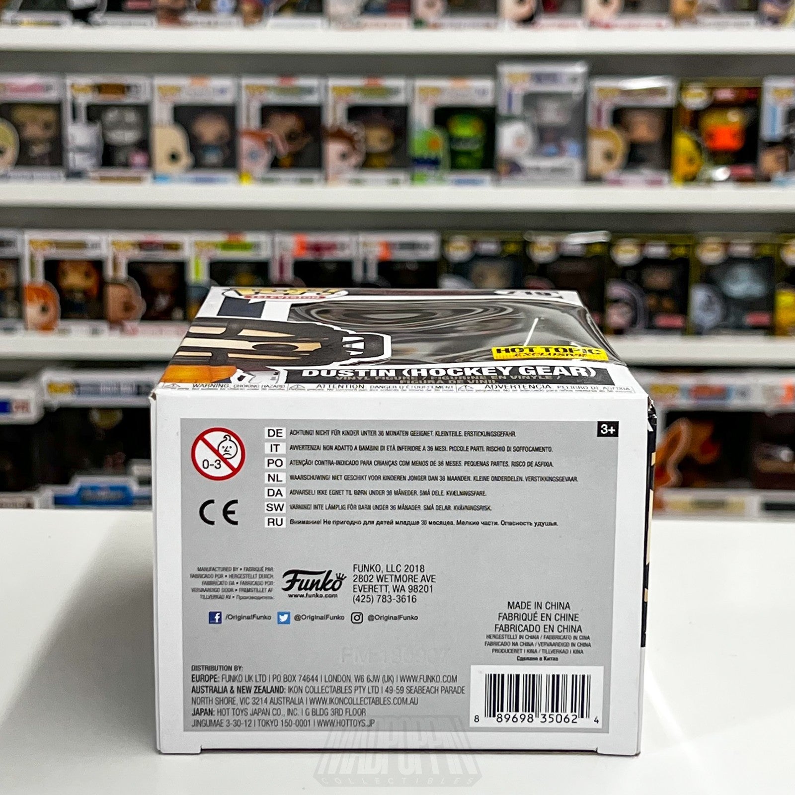 Funko Pop Television Stranger Things Dustin Hockey Gear Hot Topic 719 Toy Figure7