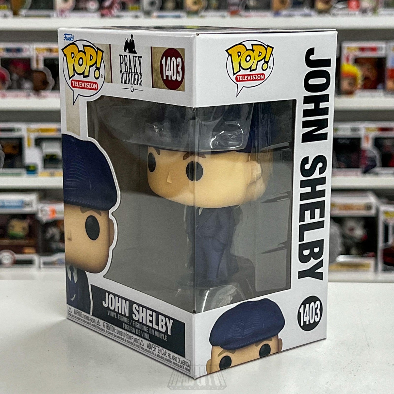 Funko Pop TV Peaky Blinders John Shelby 1403 Vinyl Figure Collectible New in Box