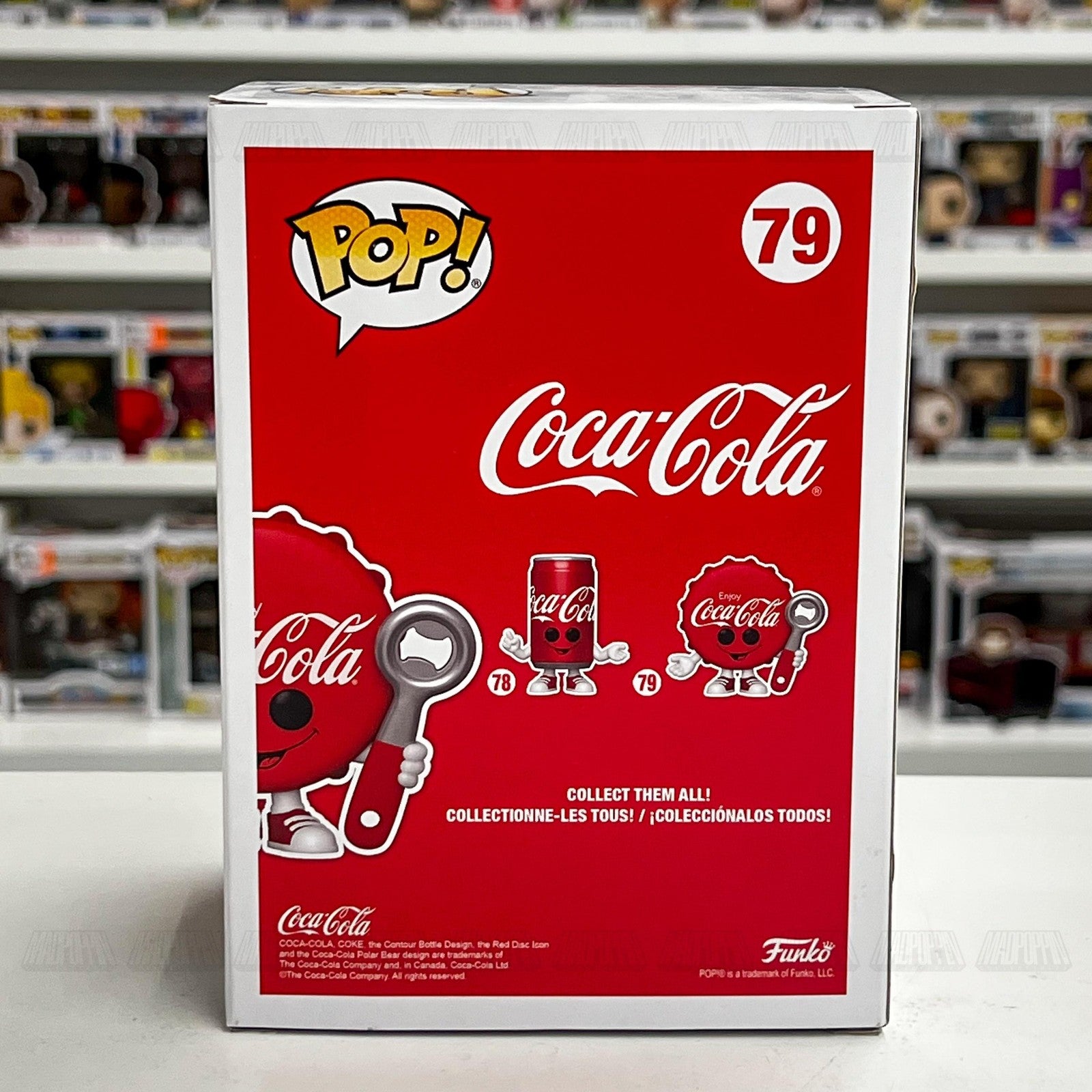 Funko Pop Coca-Cola Bottle Cap Figure #79 Vinyl Collectible Ad Icon New in Box