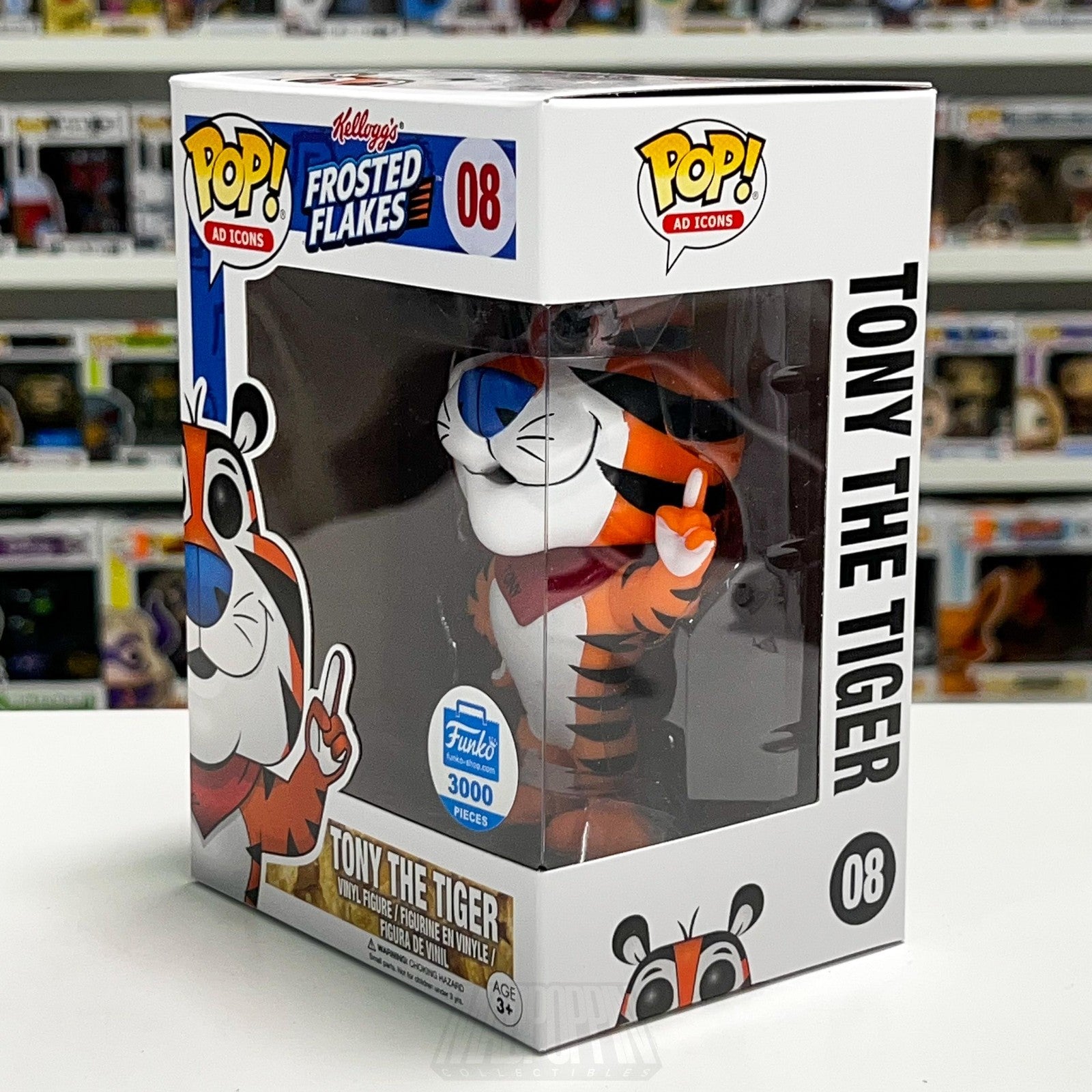 Funko Pop Ad Icons Tony the Tiger 08 Kellogg's Frosted Flakes Figure 3000 Pieces