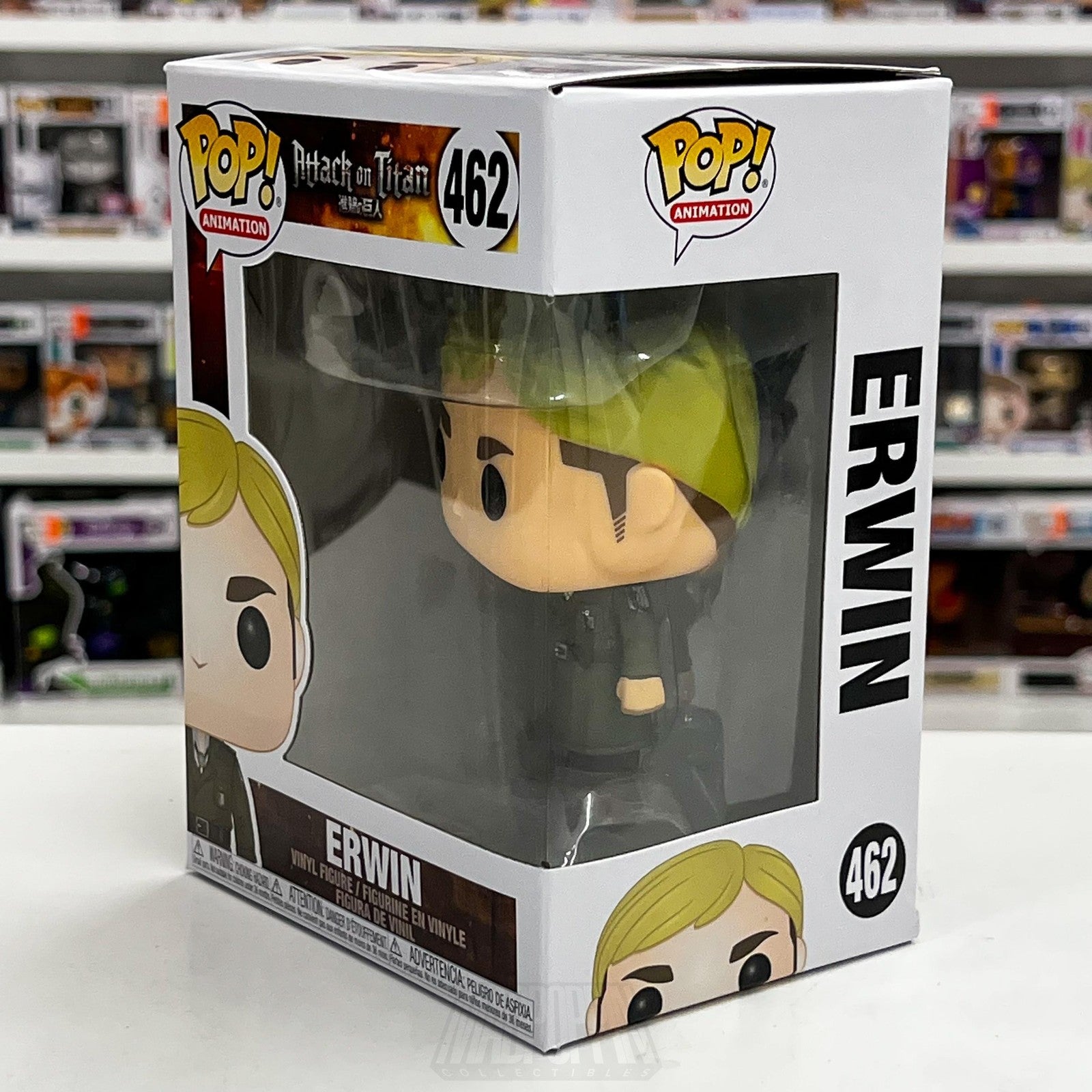 Funko Pop Anime Attack On Titan Erwin Smith 462 Vinyl Figure Animation AOT Toy1