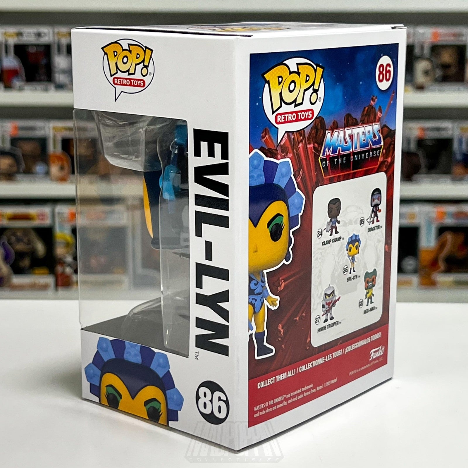 Funko Pop Retro Toys Masters of the Universe MOTU Evil-Lyn #86 Vinyl Figure NIB