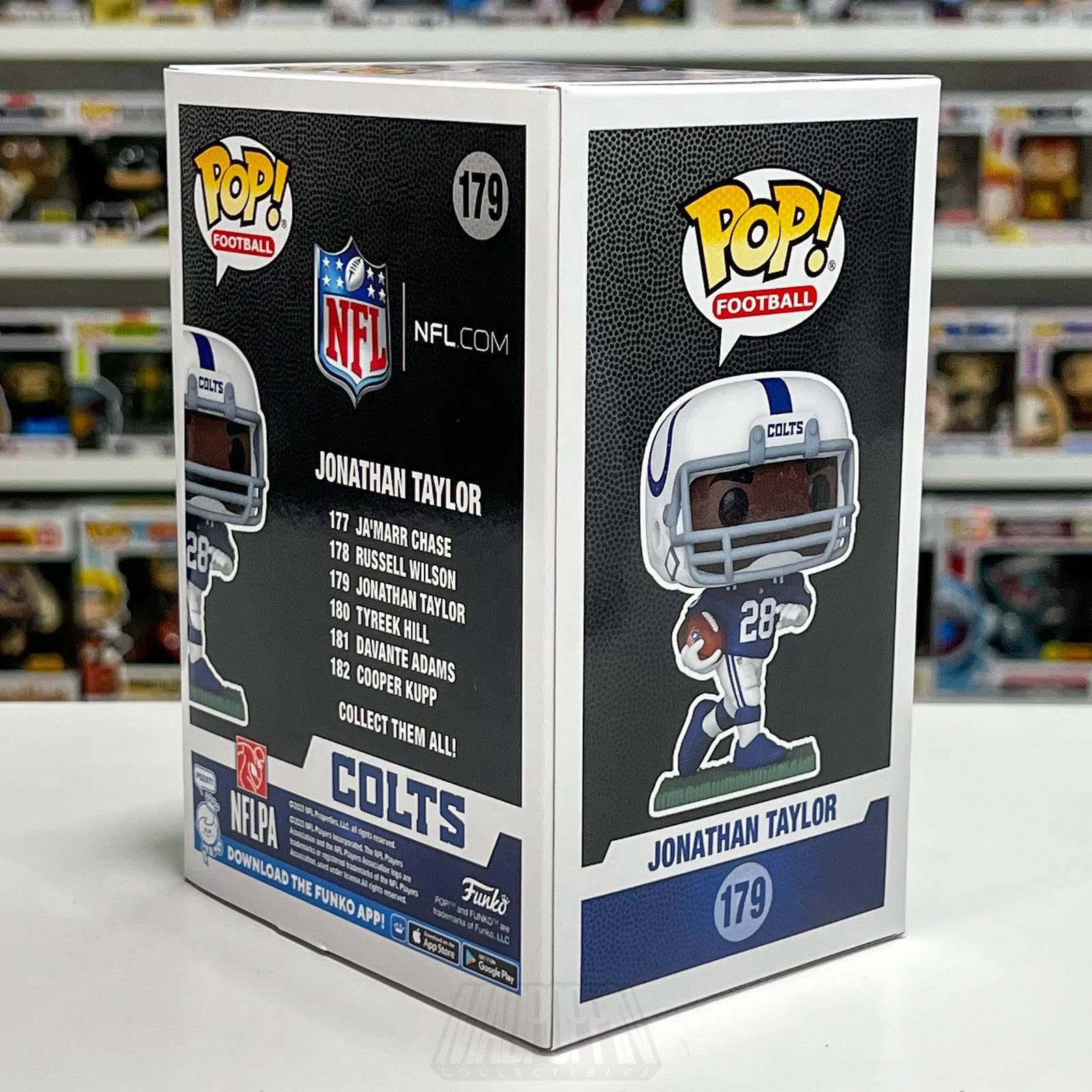 Funko Pop NFL Football Indianapolis Colts Jonathan Taylor 179 Running Back Toy