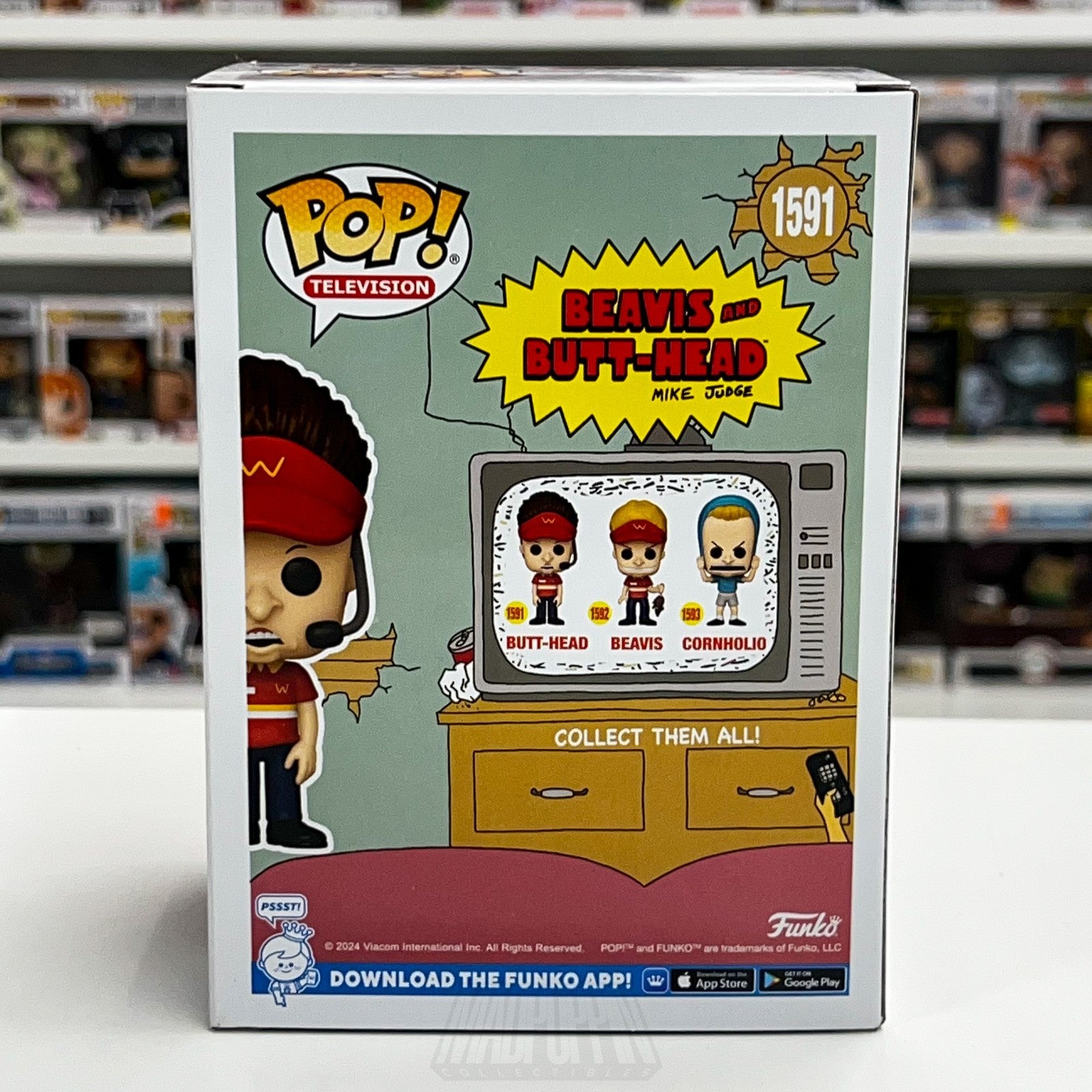 Funko Pop Television Beavis & Butt-Head Burger World Uniform 1591 Vinyl Figure3