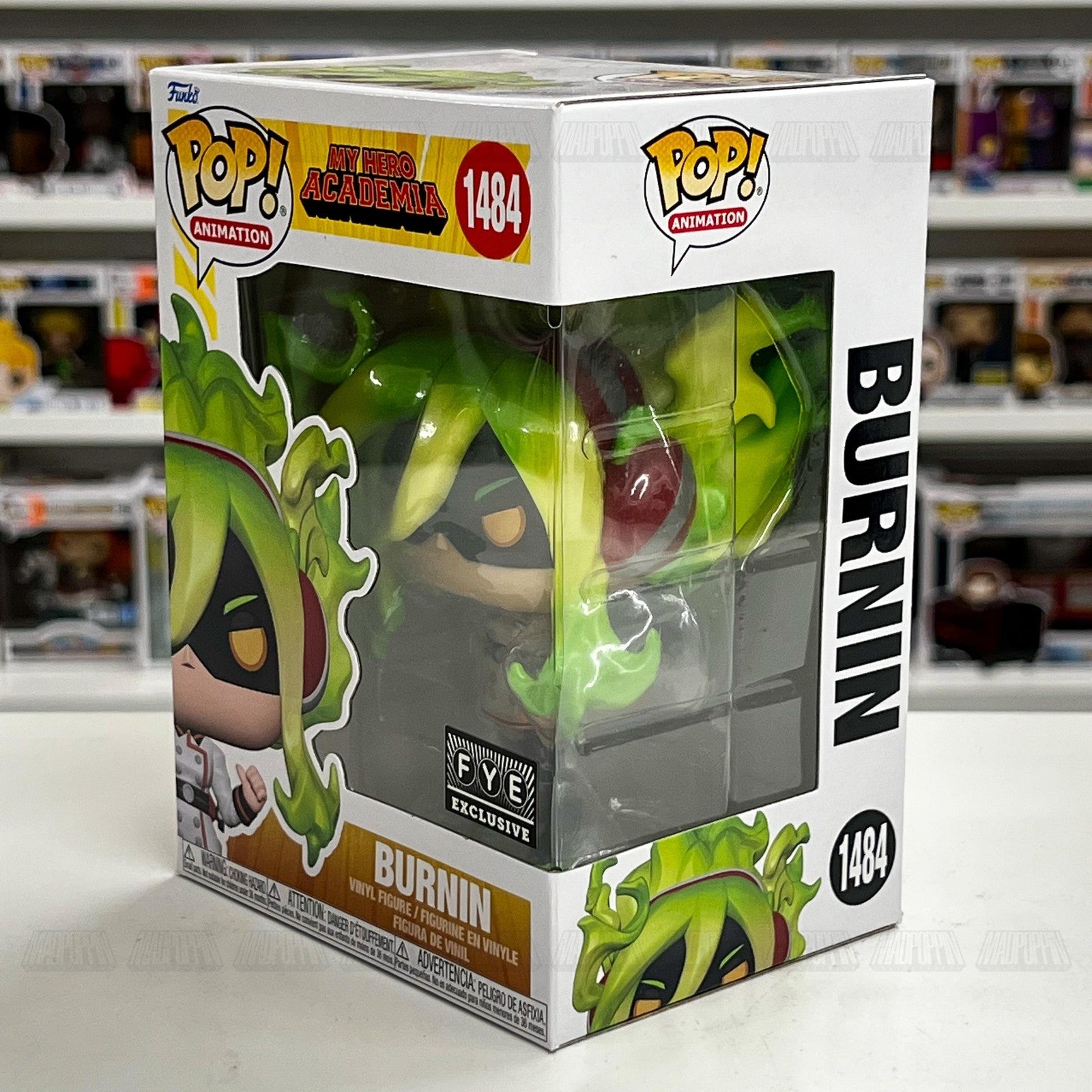 Funko Pop My Hero Academia Burnin FYE Exclusive 1484 Animation Vinyl Figure New